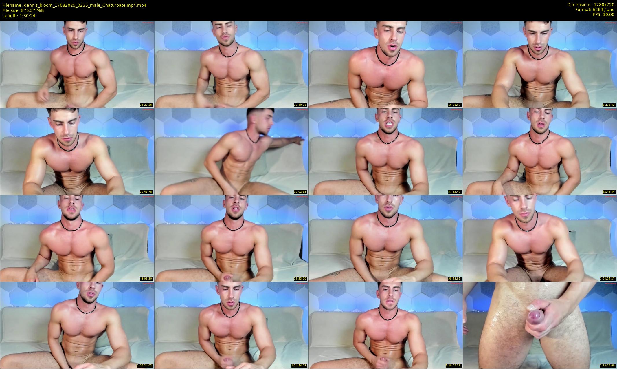 dennis_bloom — 91 minute Chaturbate male cam show recording, 720p, Aug 17, 2025