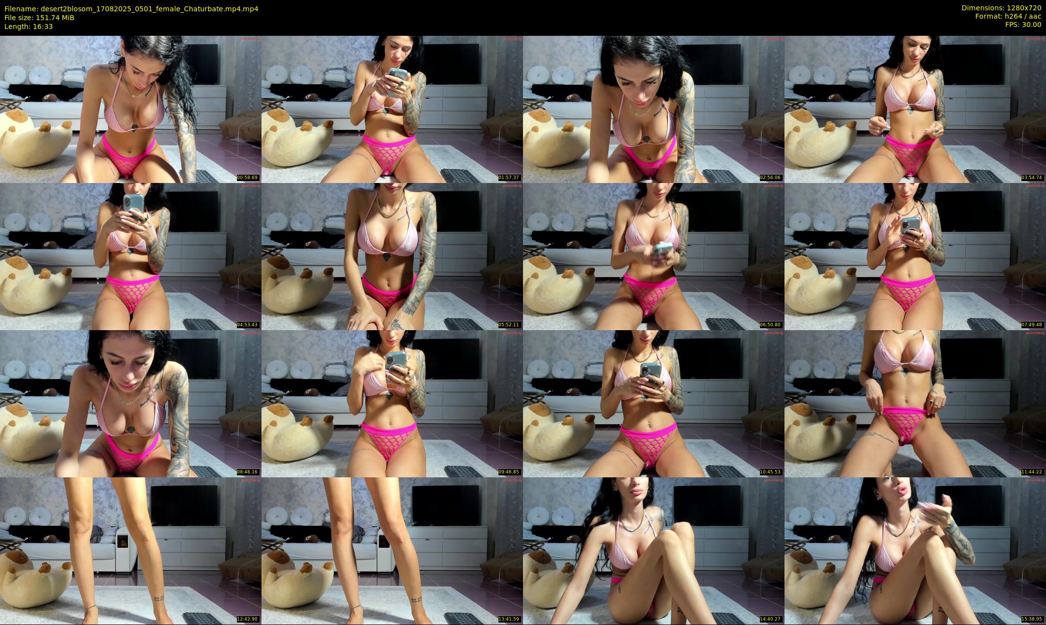 desert2blosom — 17 minute Chaturbate female cam show recording, 720p, Aug 17, 2025
