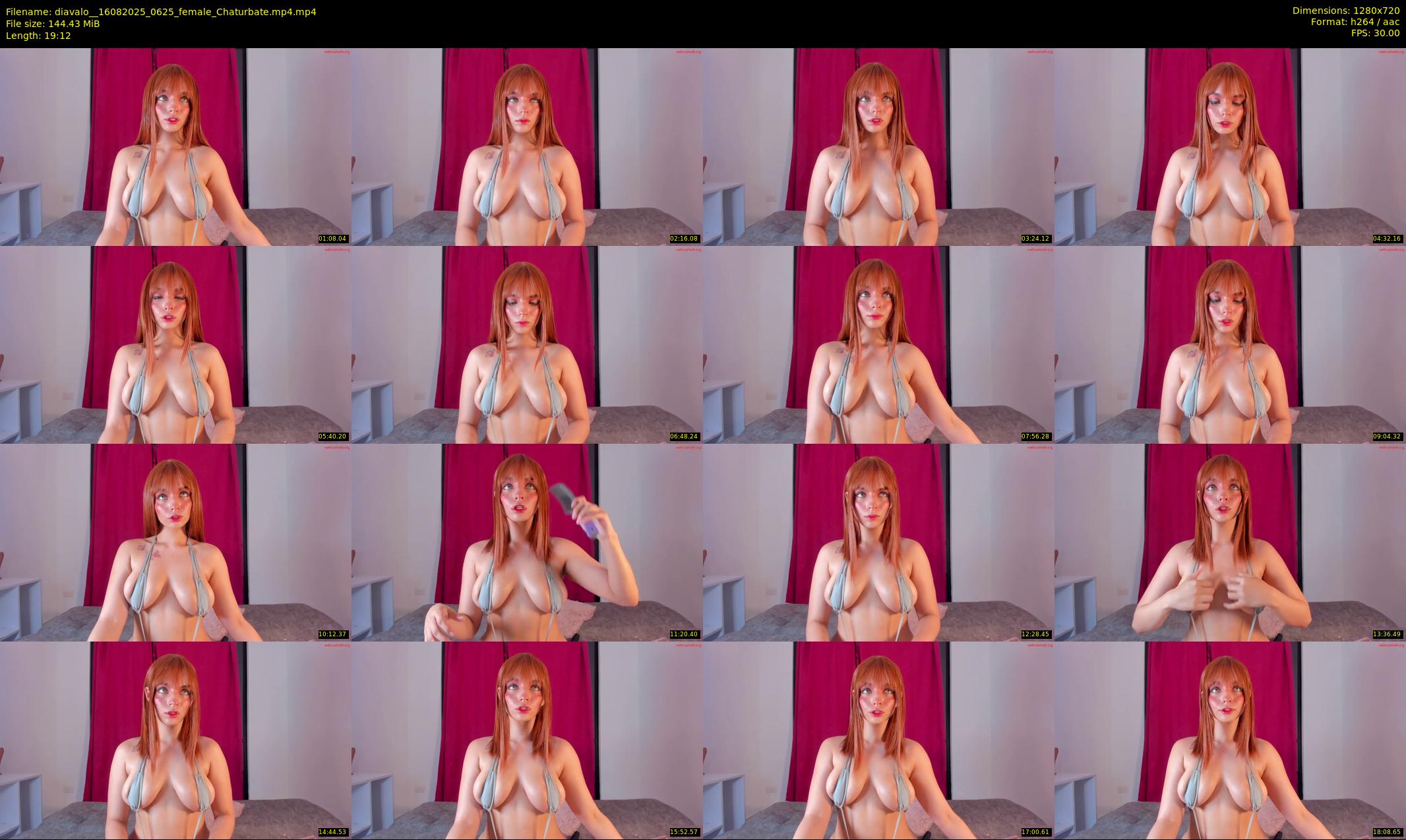 diavalo_ — 20 minute Chaturbate female cam show recording, 720p, Aug 16, 2025
