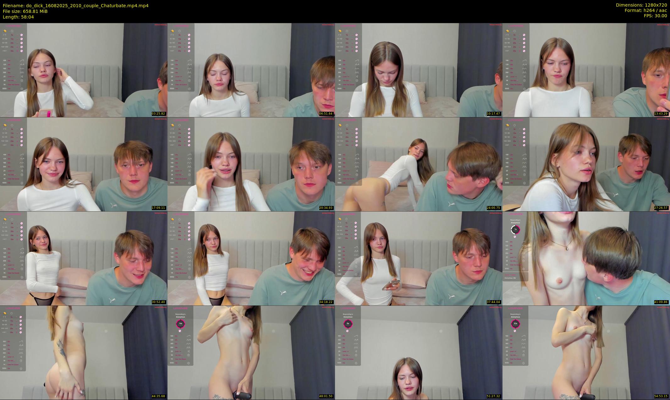 do_dick — 59 minute Chaturbate couple cam show recording, 720p, Aug 16, 2025