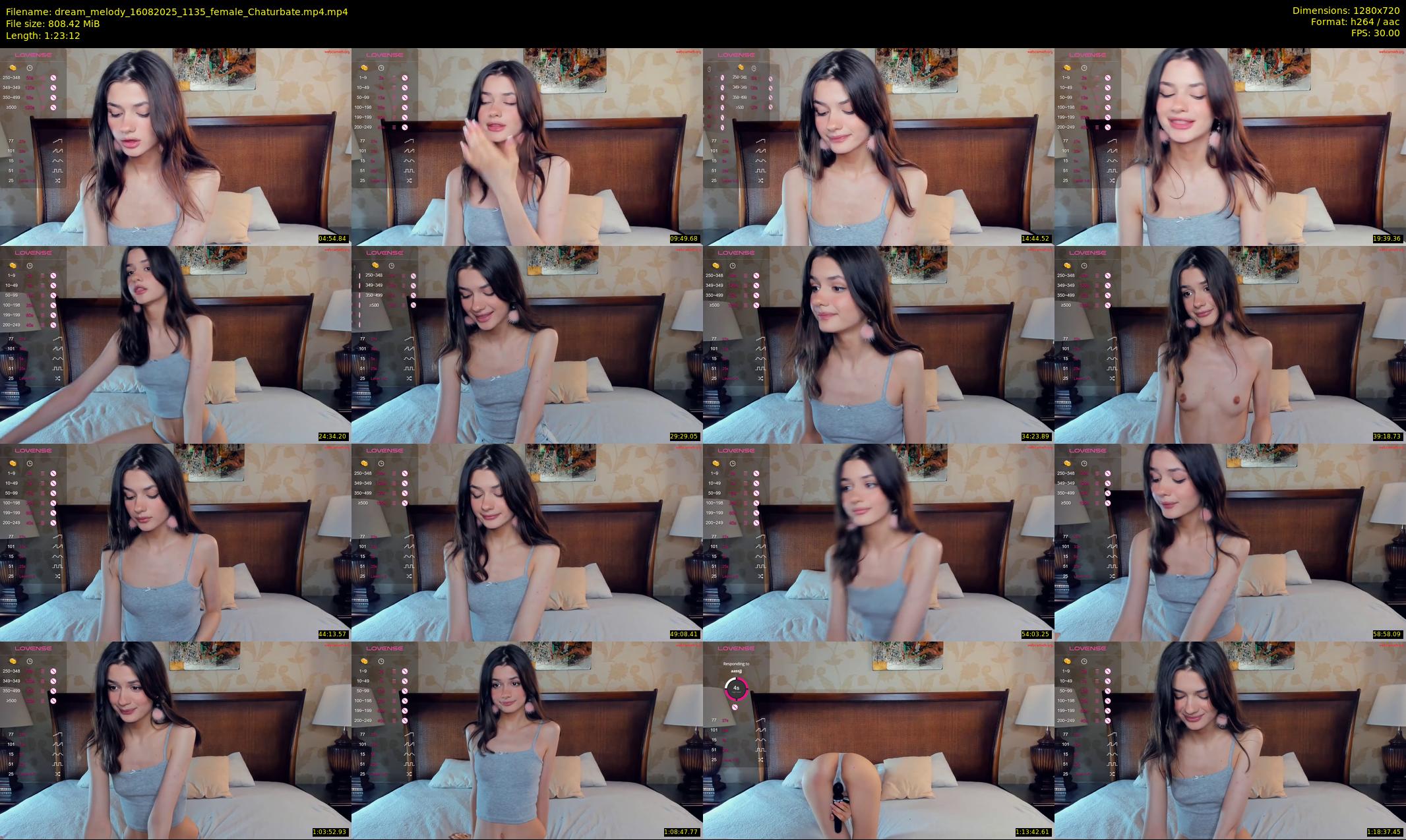 dream_melody — 84 minute Chaturbate female cam show recording, 720p, Aug 16, 2025