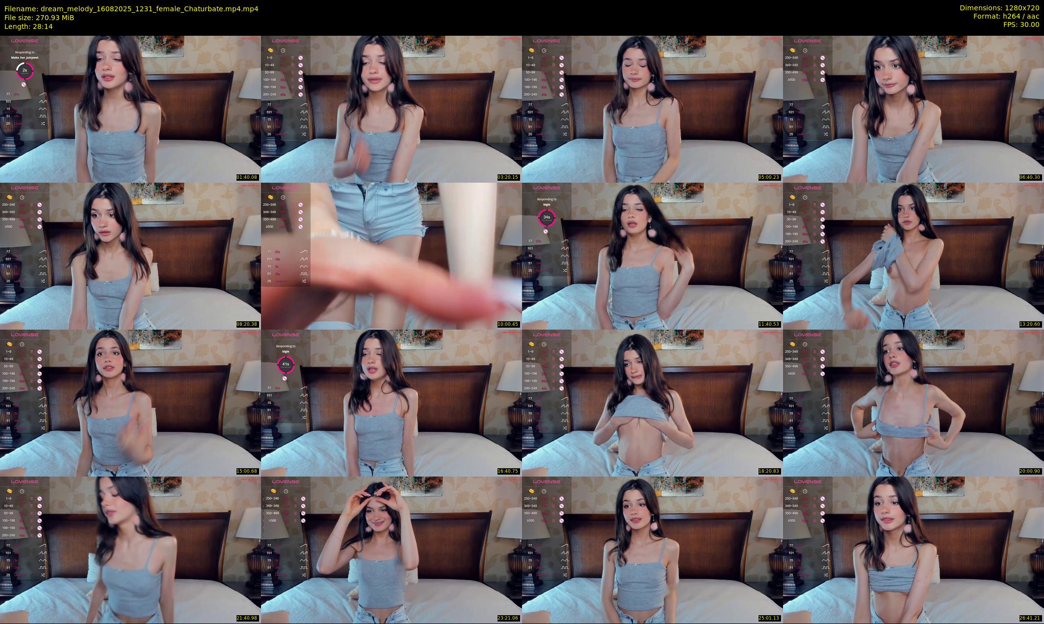 dream_melody — 29 minute Chaturbate female cam show recording, 720p, Aug 16, 2025