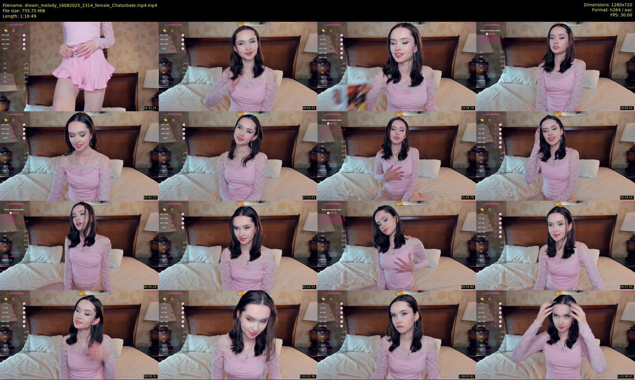 dream_melody — 77 minute Chaturbate female cam show recording, 720p, Aug 16, 2025