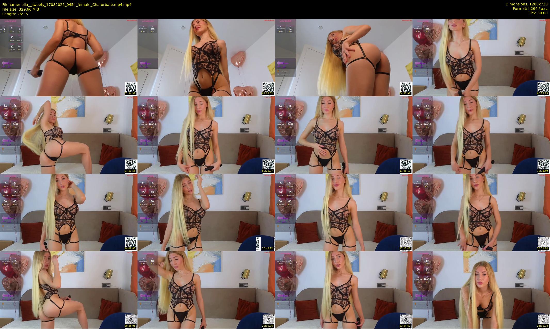 ella__sweety — 27 minute Chaturbate female cam show recording, 720p, Aug 17, 2025