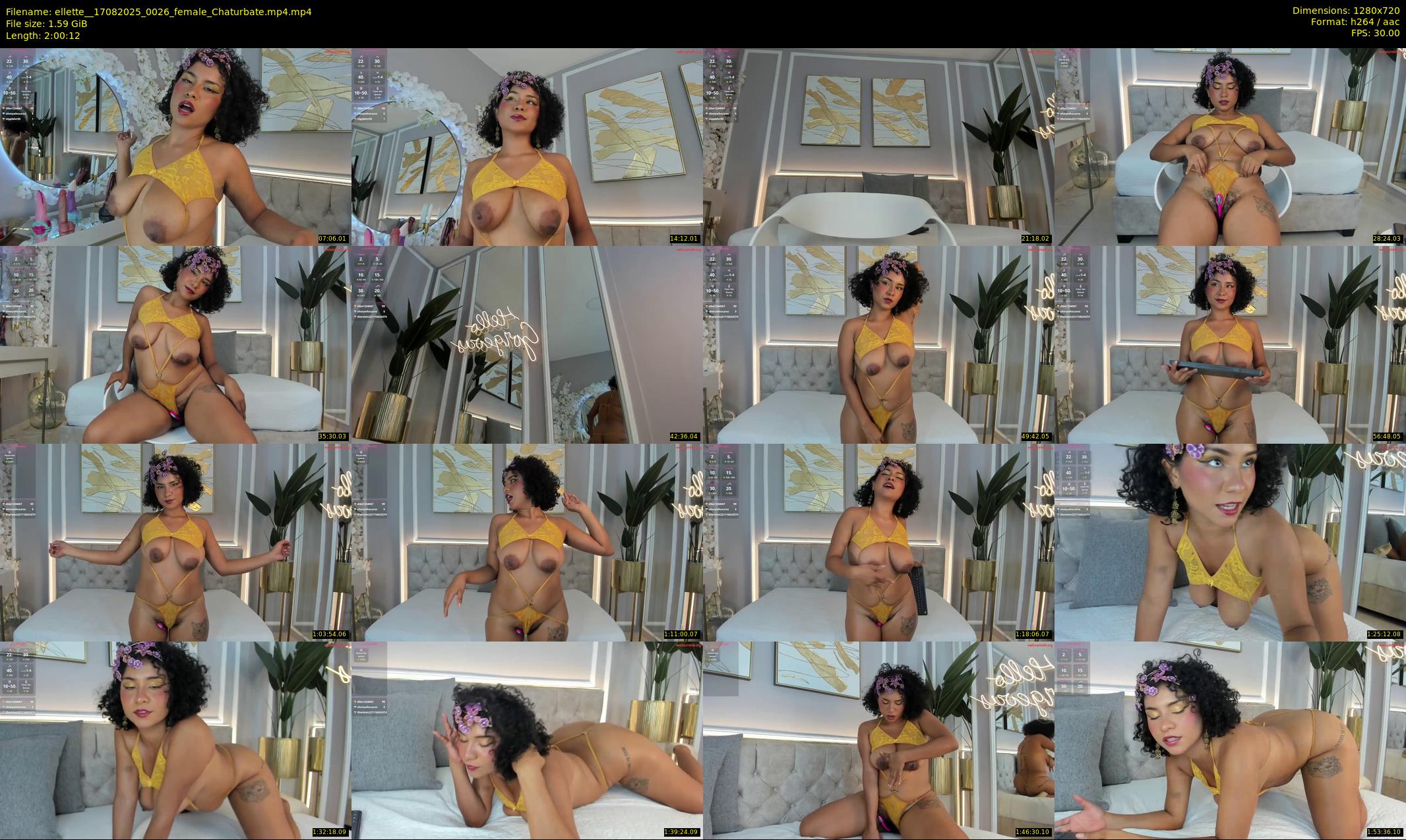 ellette_ — 121 minute Chaturbate female cam show recording, 720p, Aug 17, 2025