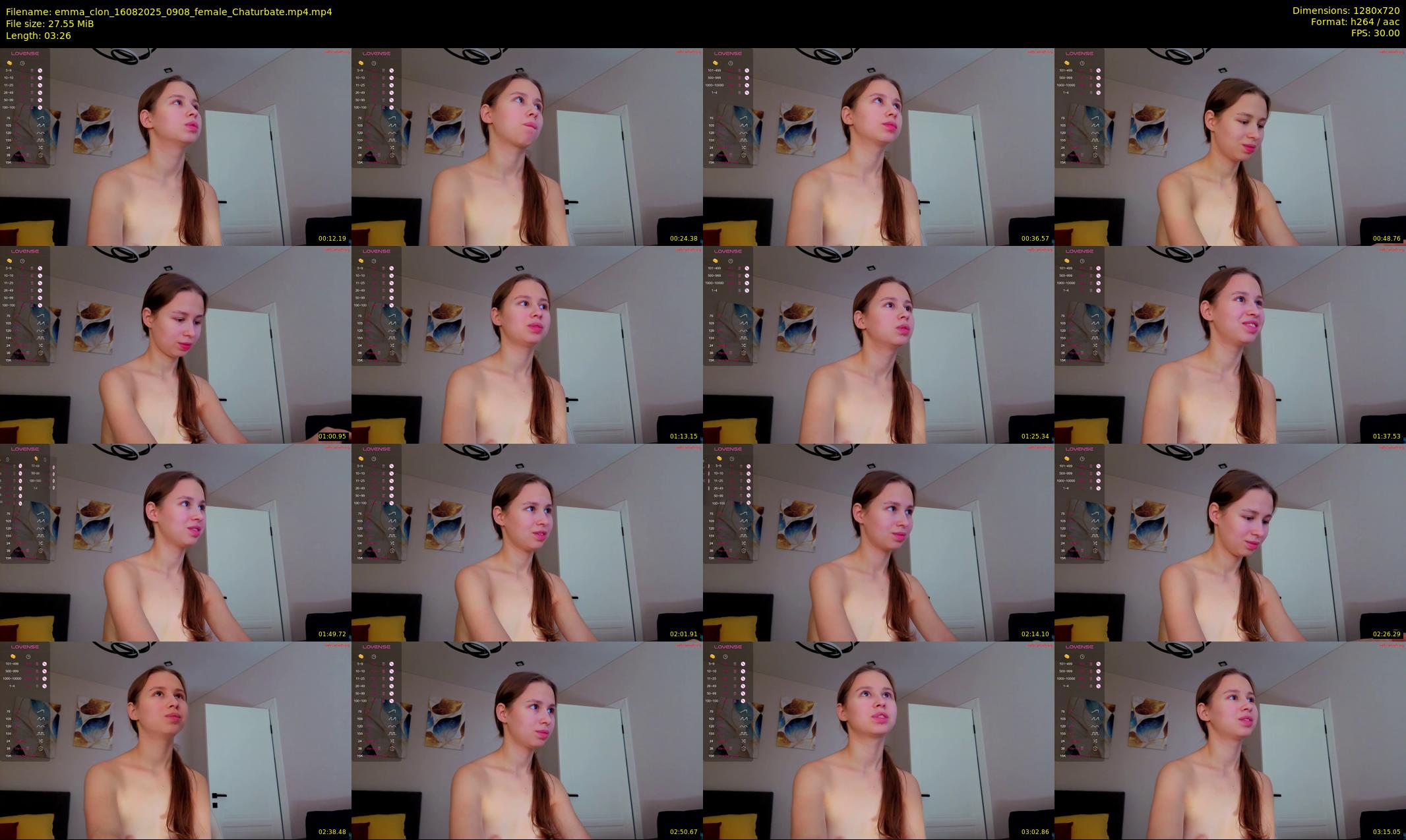 emma_clon — 4 minute Chaturbate female cam show recording, 720p, Aug 16, 2025
