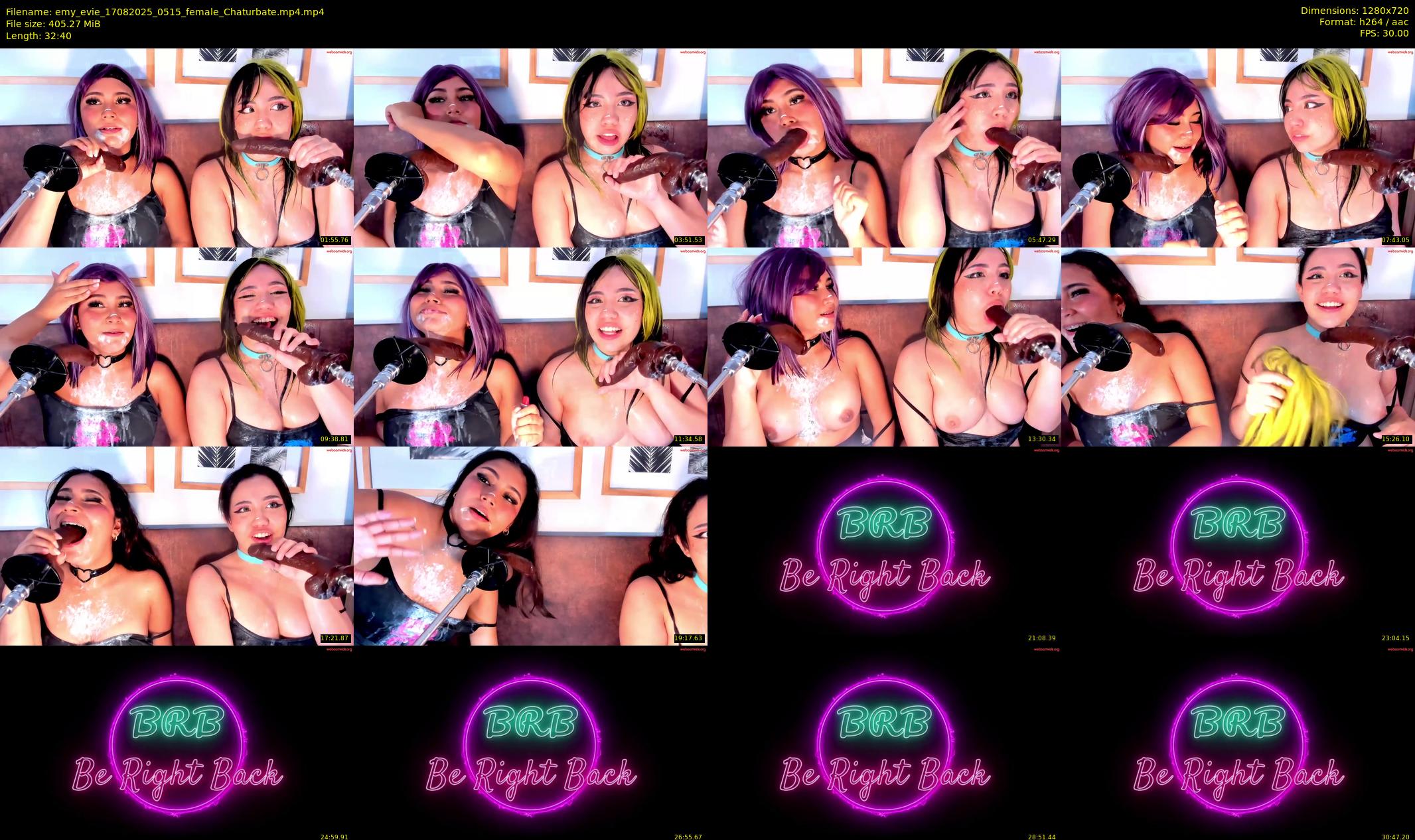 emy_evie — 33 minute Chaturbate female cam show recording, 720p, Aug 17, 2025