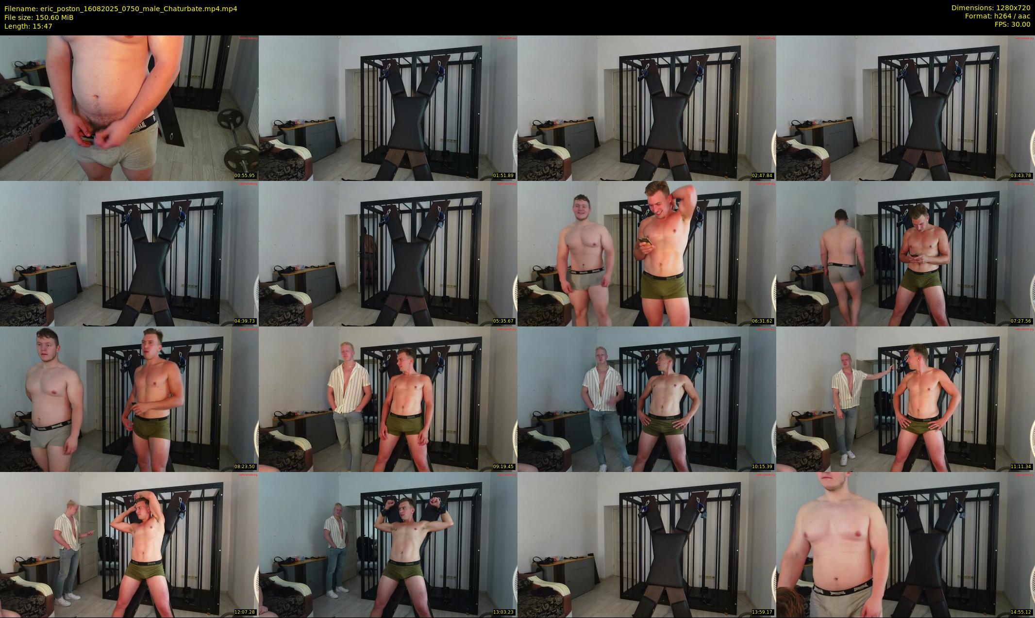 eric_poston — 16 minute Chaturbate male cam show recording, 720p, Aug 16, 2025