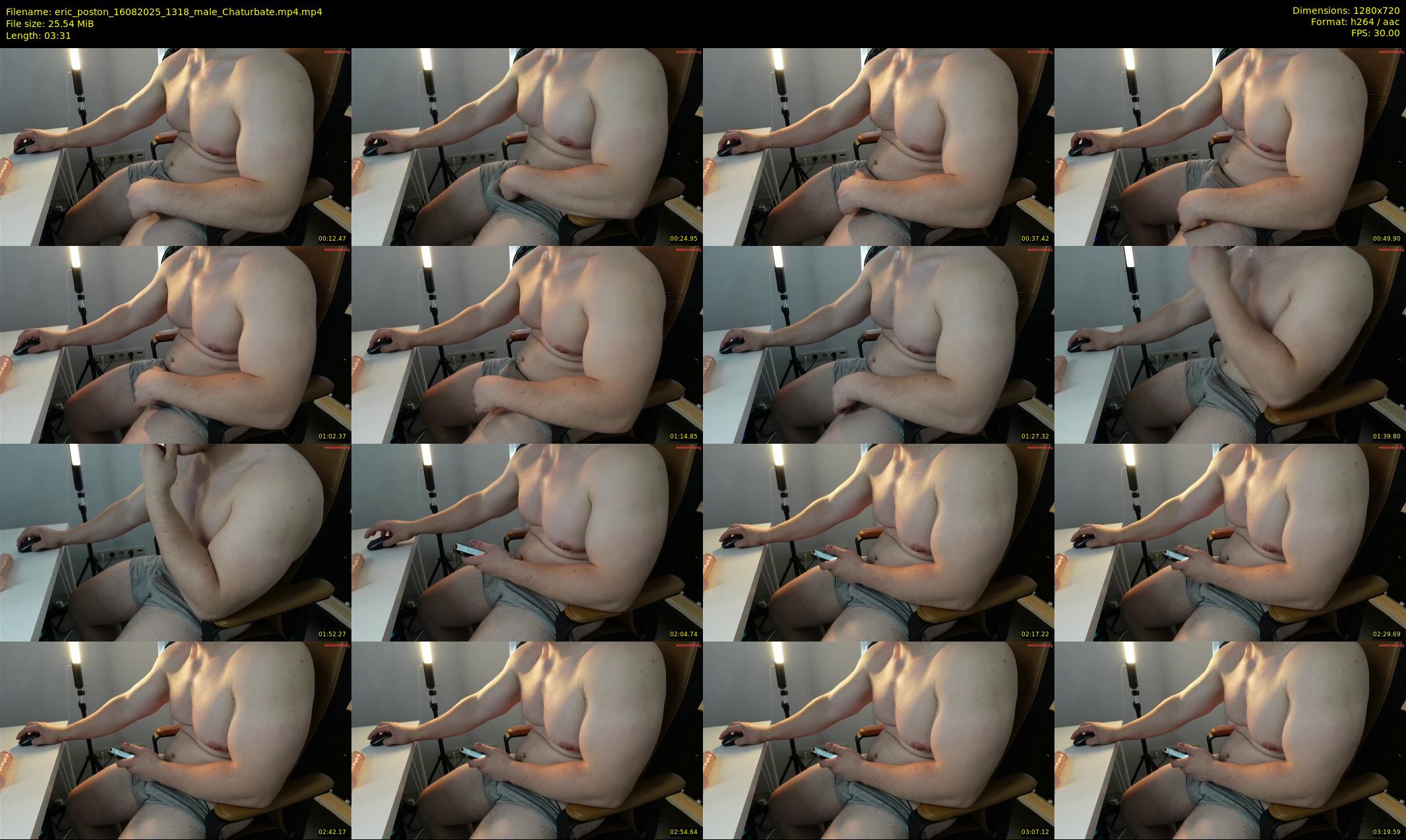 eric_poston — 4 minute Chaturbate male cam show recording, 720p, Aug 16, 2025