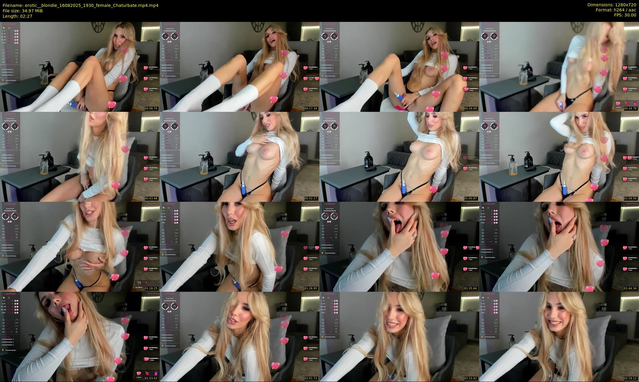 erotic__blondie — 3 minute Chaturbate female cam show recording, 720p, Aug 16, 2025