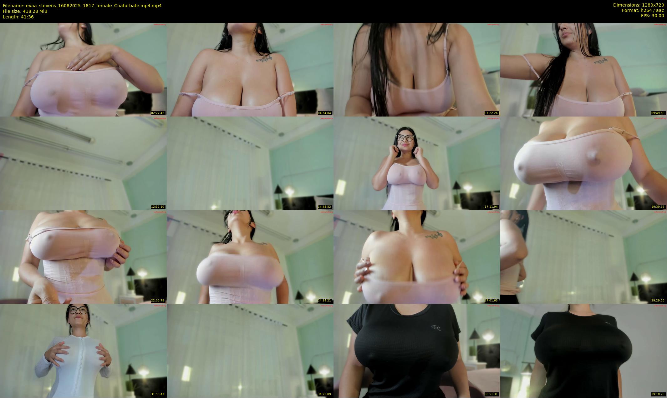 evaa_stevens — 42 minute Chaturbate female cam show recording, 720p, Aug 16, 2025