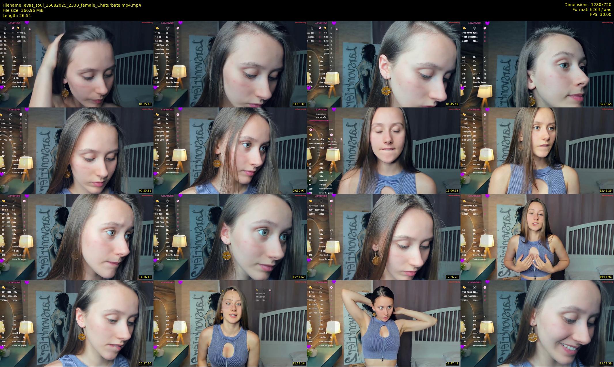 evas_soul — 27 minute Chaturbate female cam show recording, 720p, Aug 16, 2025