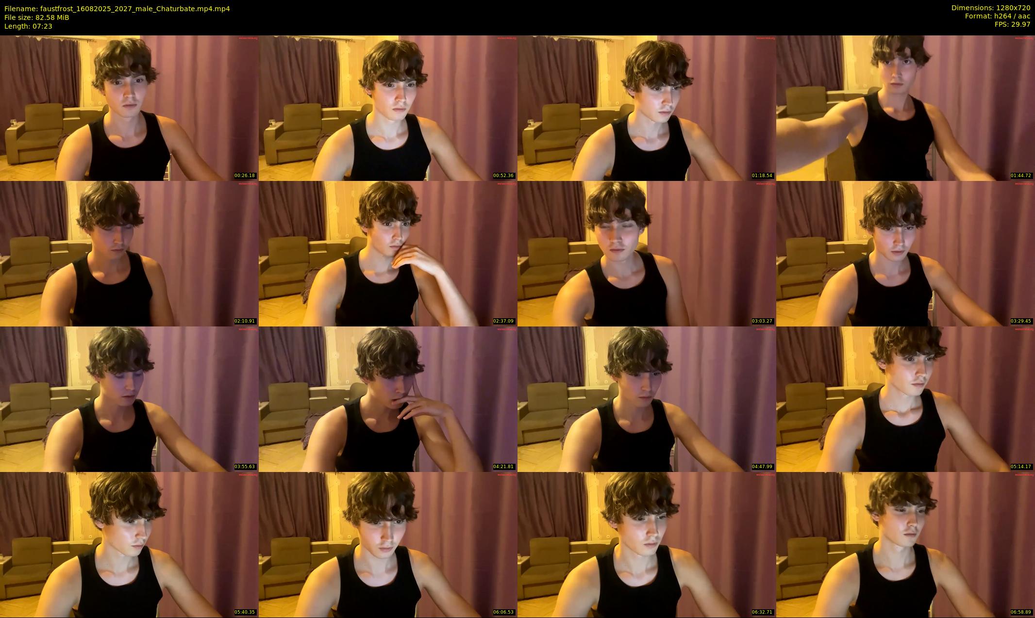 faustfrost — 8 minute Chaturbate male cam show recording, 720p, Aug 16, 2025