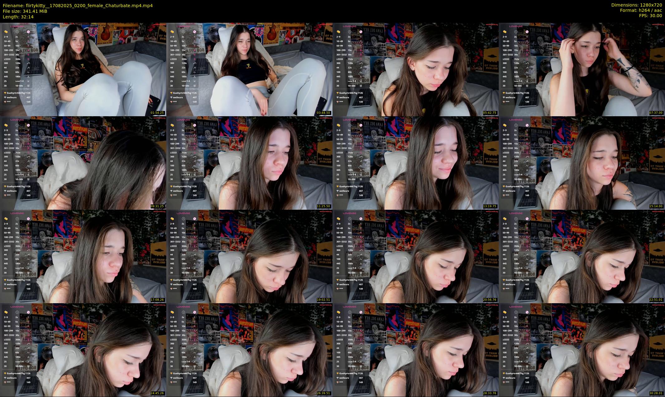 flirtykitty_ — 33 minute Chaturbate female cam show recording, 720p, Aug 17, 2025