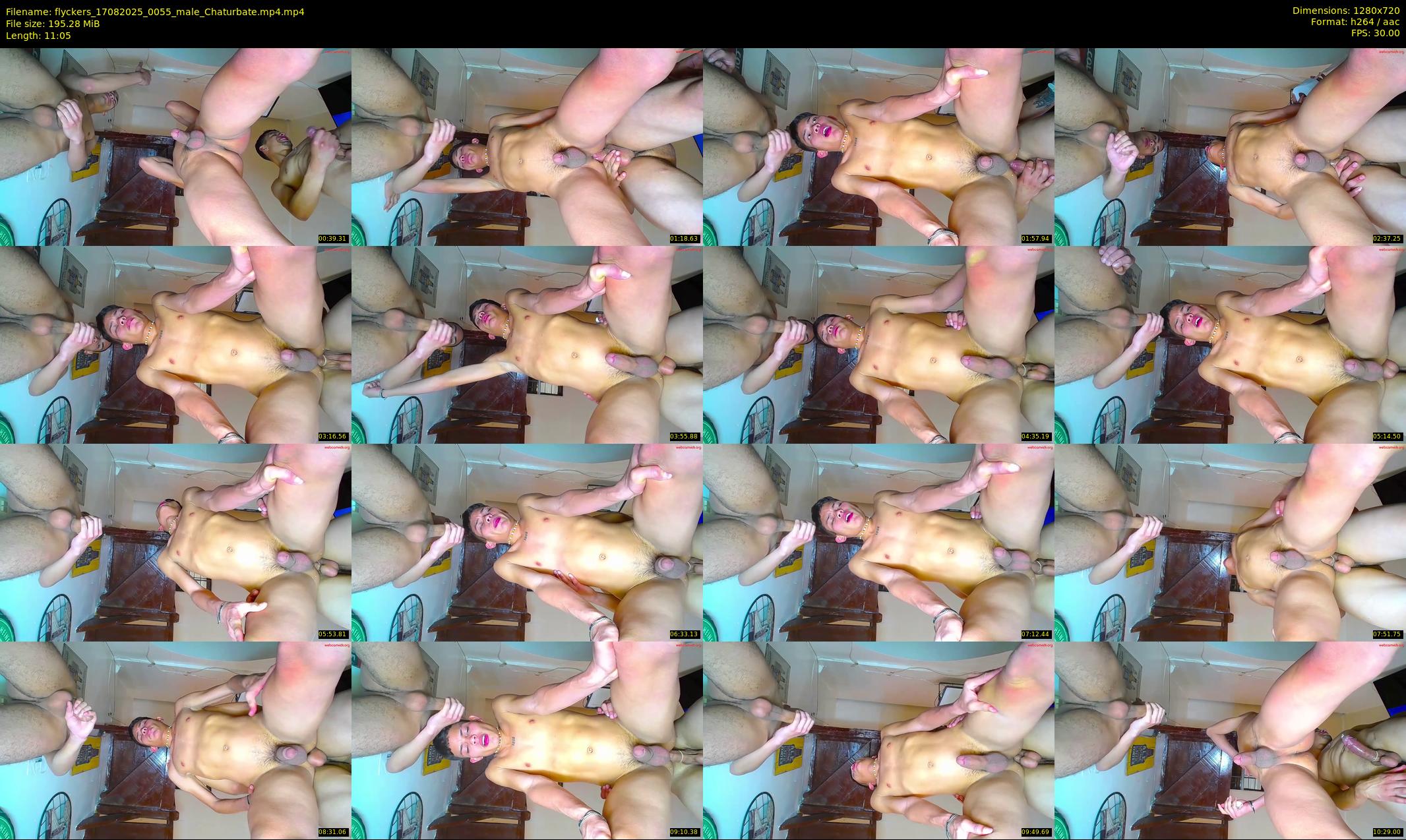 flyckers — 12 minute Chaturbate male cam show recording, 720p, Aug 17, 2025