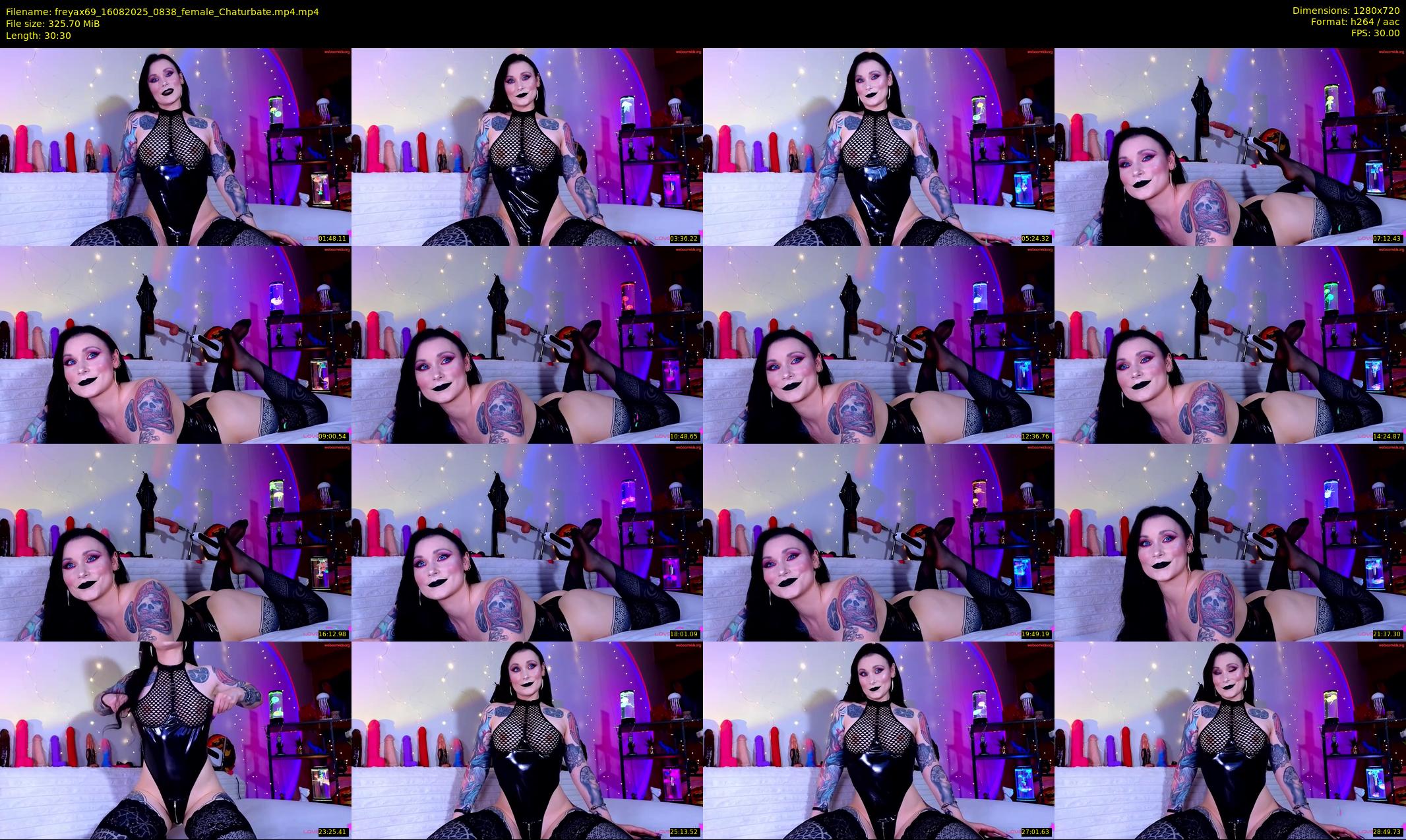 freyax69 — 31 minute Chaturbate female cam show recording, 720p, Aug 16, 2025