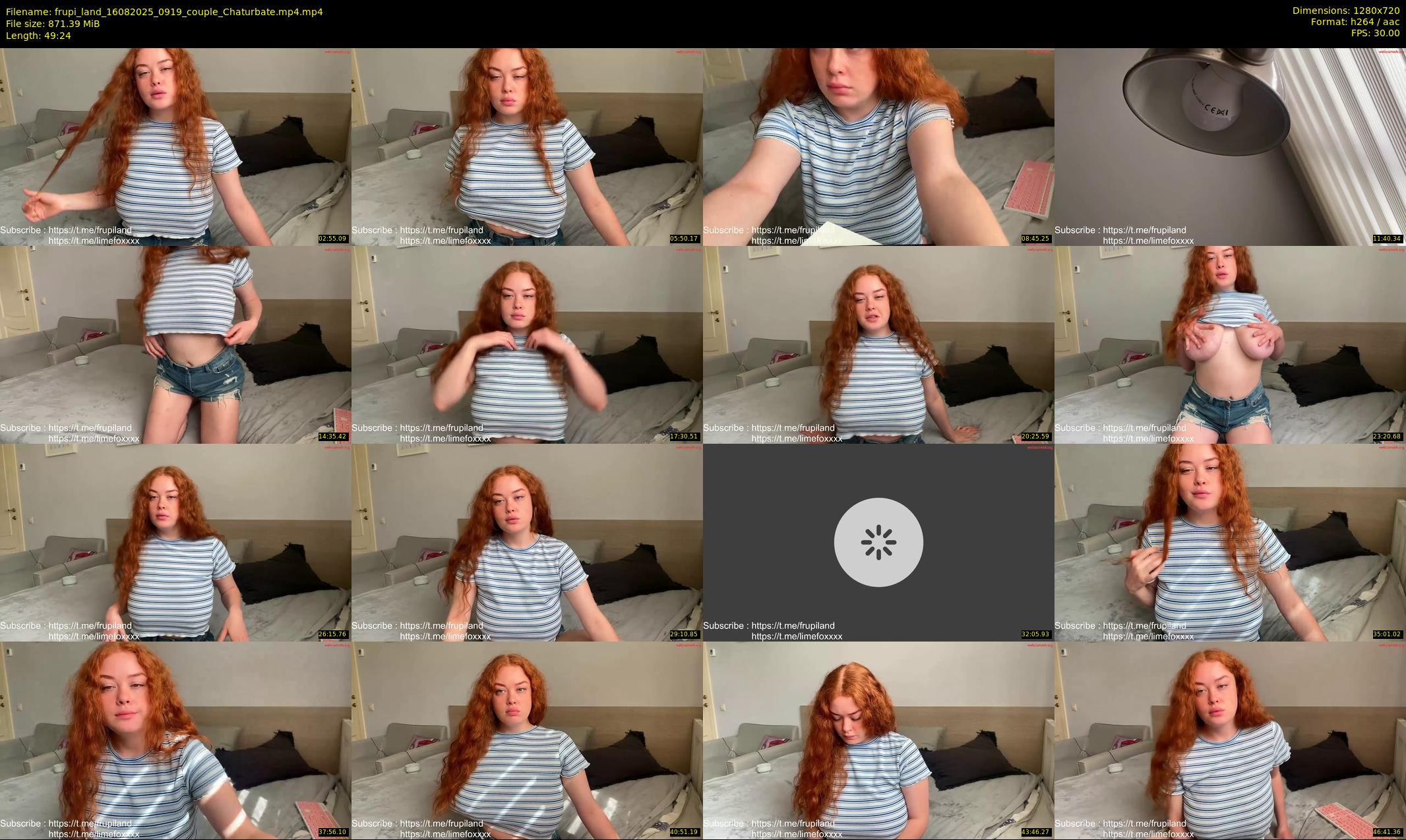 frupi_land — 50 minute Chaturbate couple cam show recording, 720p, Aug 16, 2025
