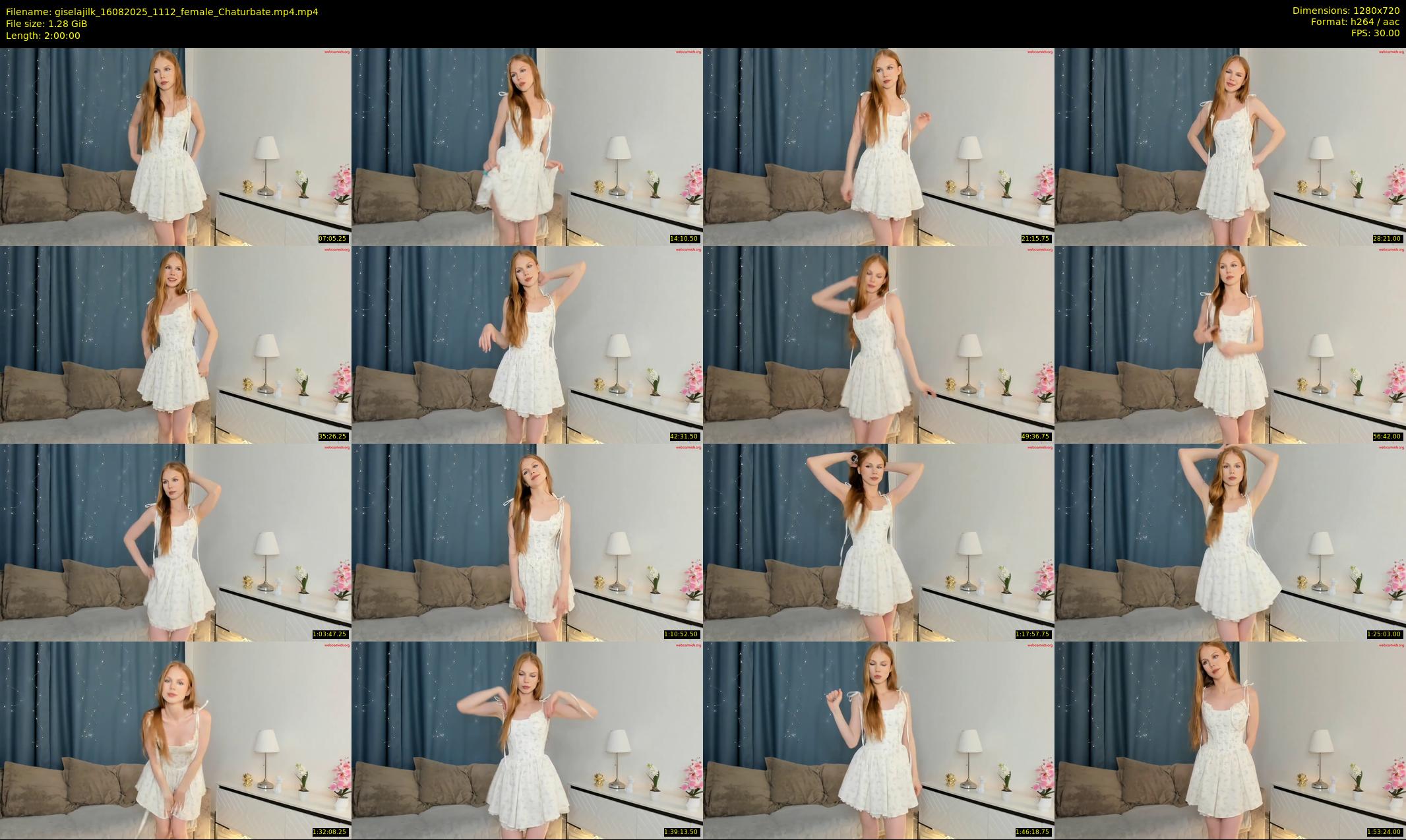 giselajilk — 120 minute Chaturbate female cam show recording, 720p, Aug 16, 2025