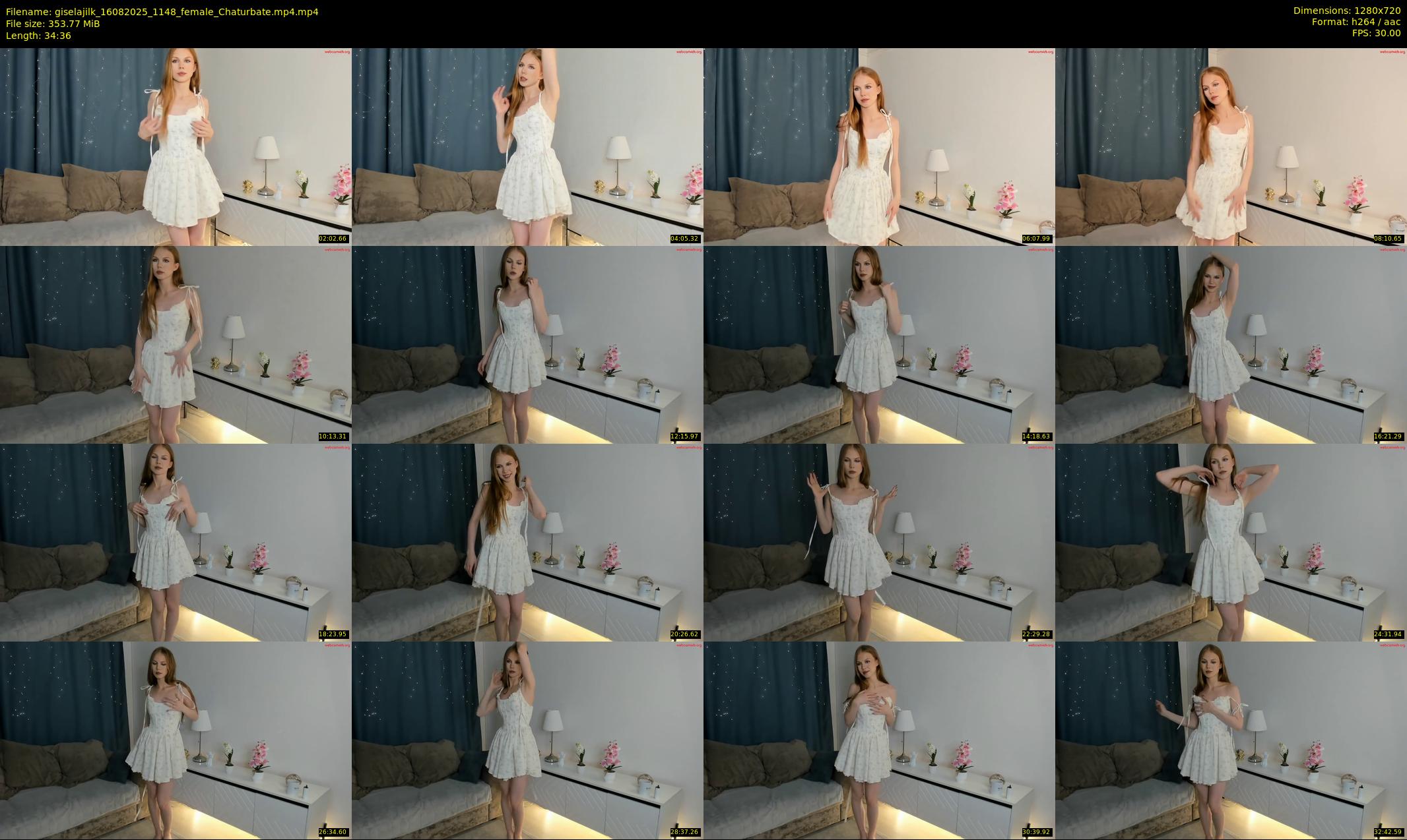 giselajilk — 35 minute Chaturbate female cam show recording, 720p, Aug 16, 2025