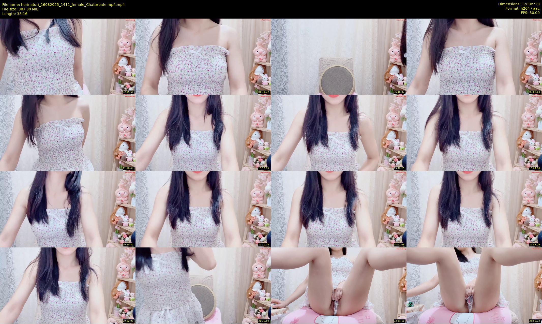 horinatori — 39 minute Chaturbate female cam show recording, 720p, Aug 16, 2025