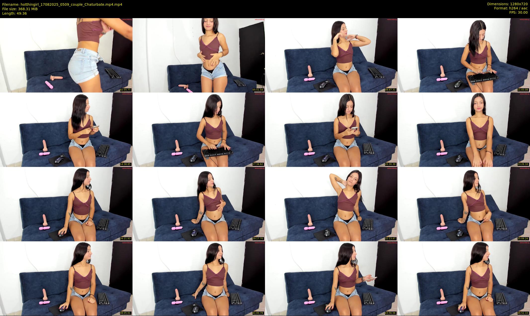 hotthingirl — 50 minute Chaturbate couple cam show recording, 720p, Aug 17, 2025