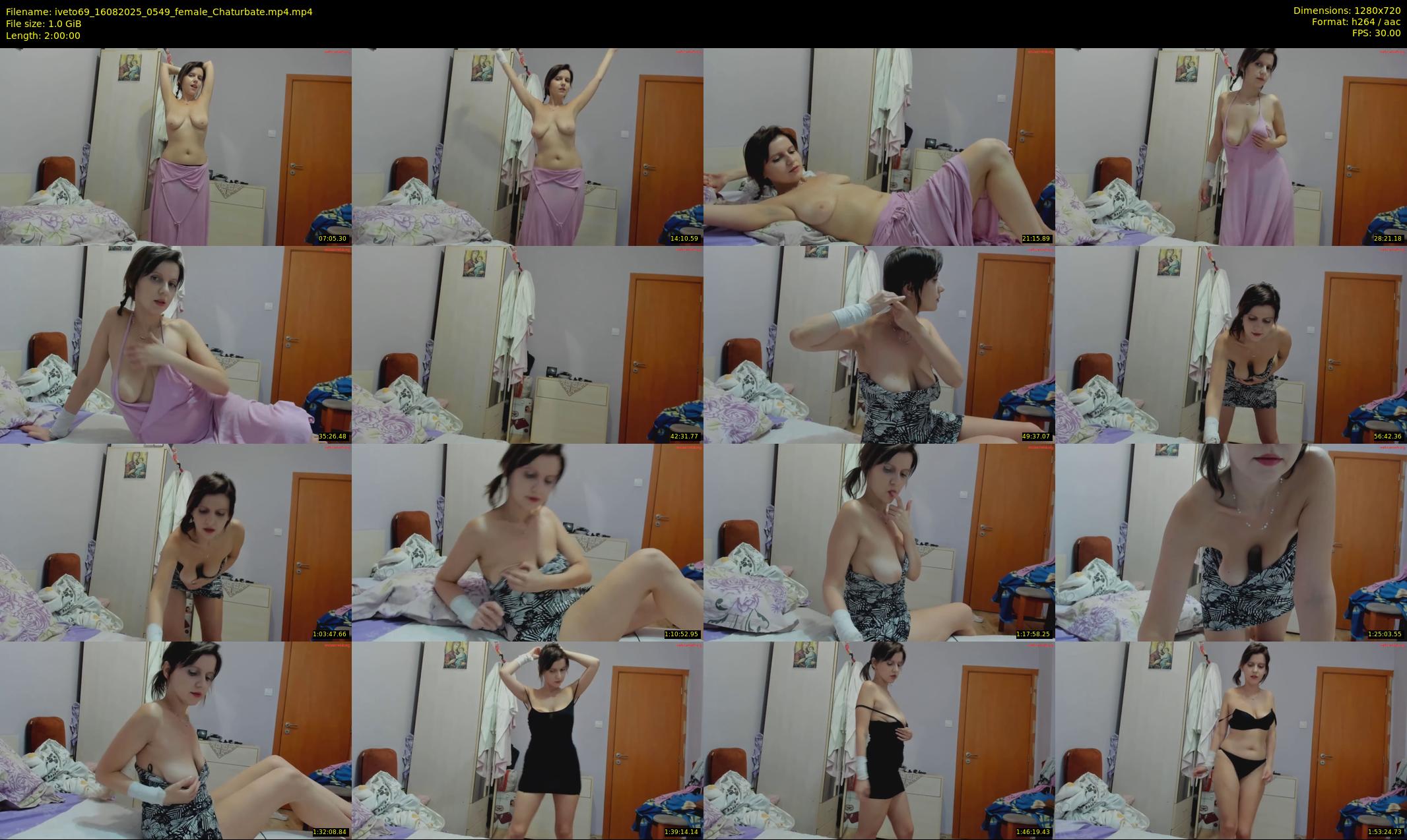 iveto69 — 120 minute Chaturbate female cam show recording, 720p, Aug 16, 2025