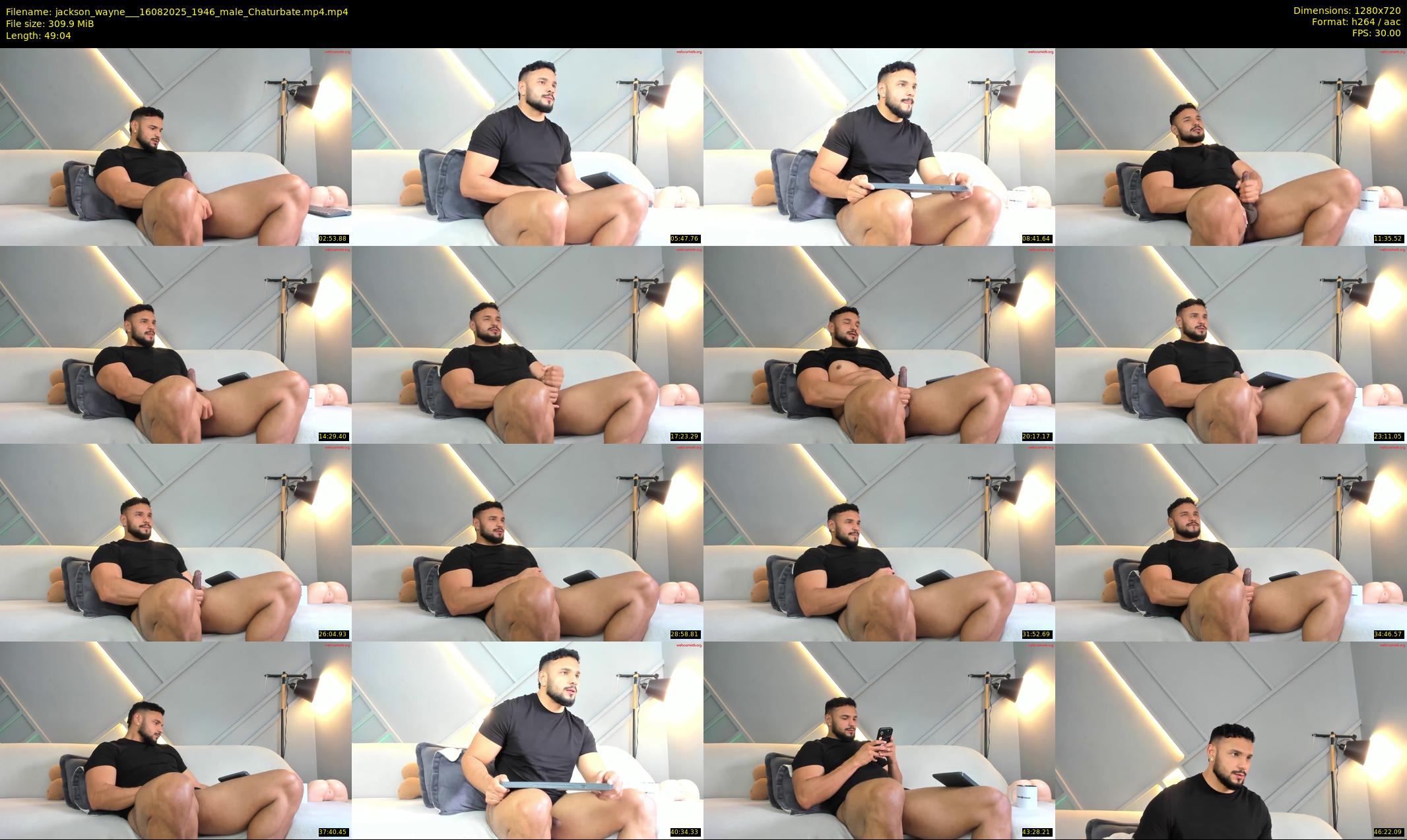 jackson_wayne__ — 50 minute Chaturbate male cam show recording, 720p, Aug 16, 2025