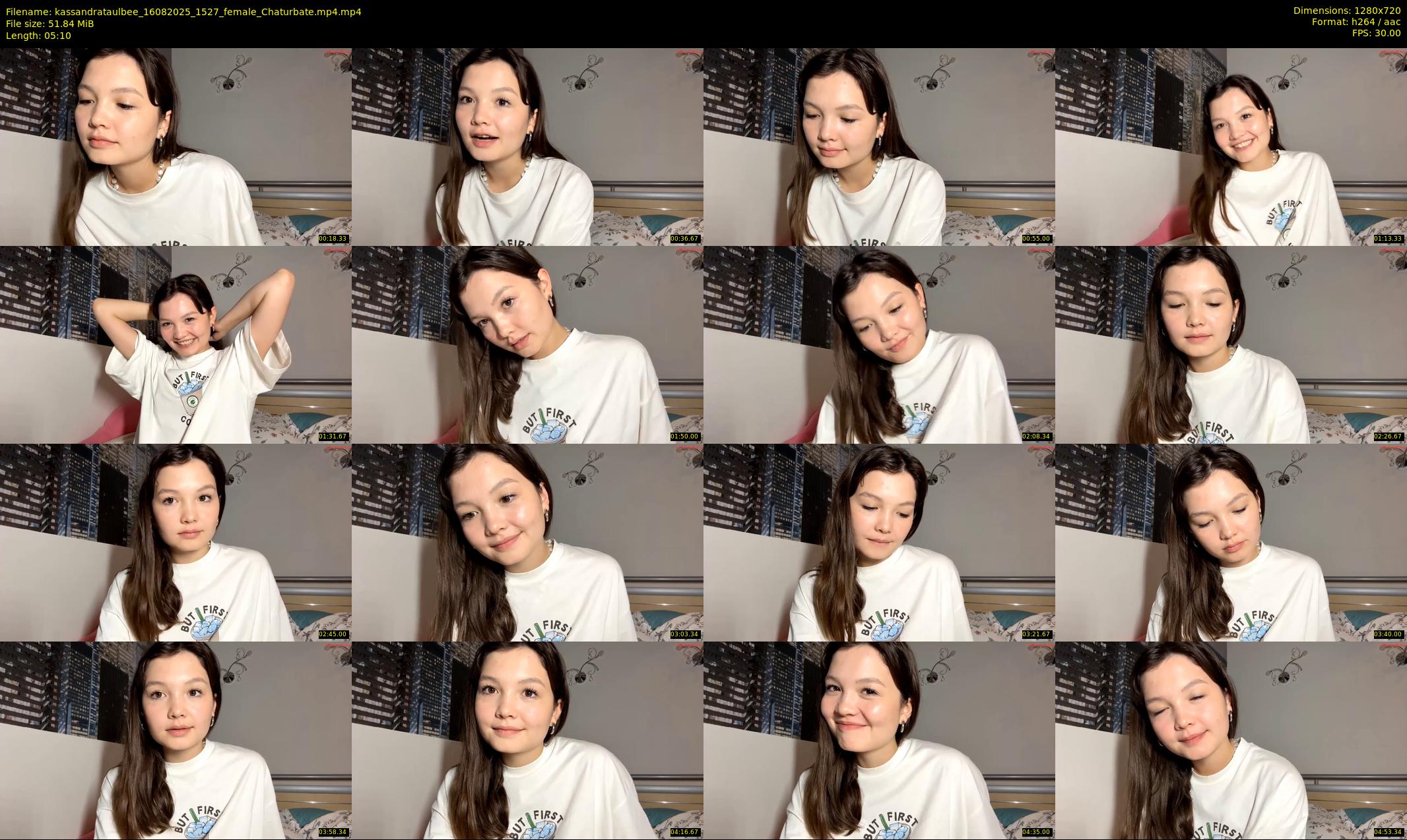kassandrataulbee — 6 minute Chaturbate female cam show recording, 720p, Aug 16, 2025