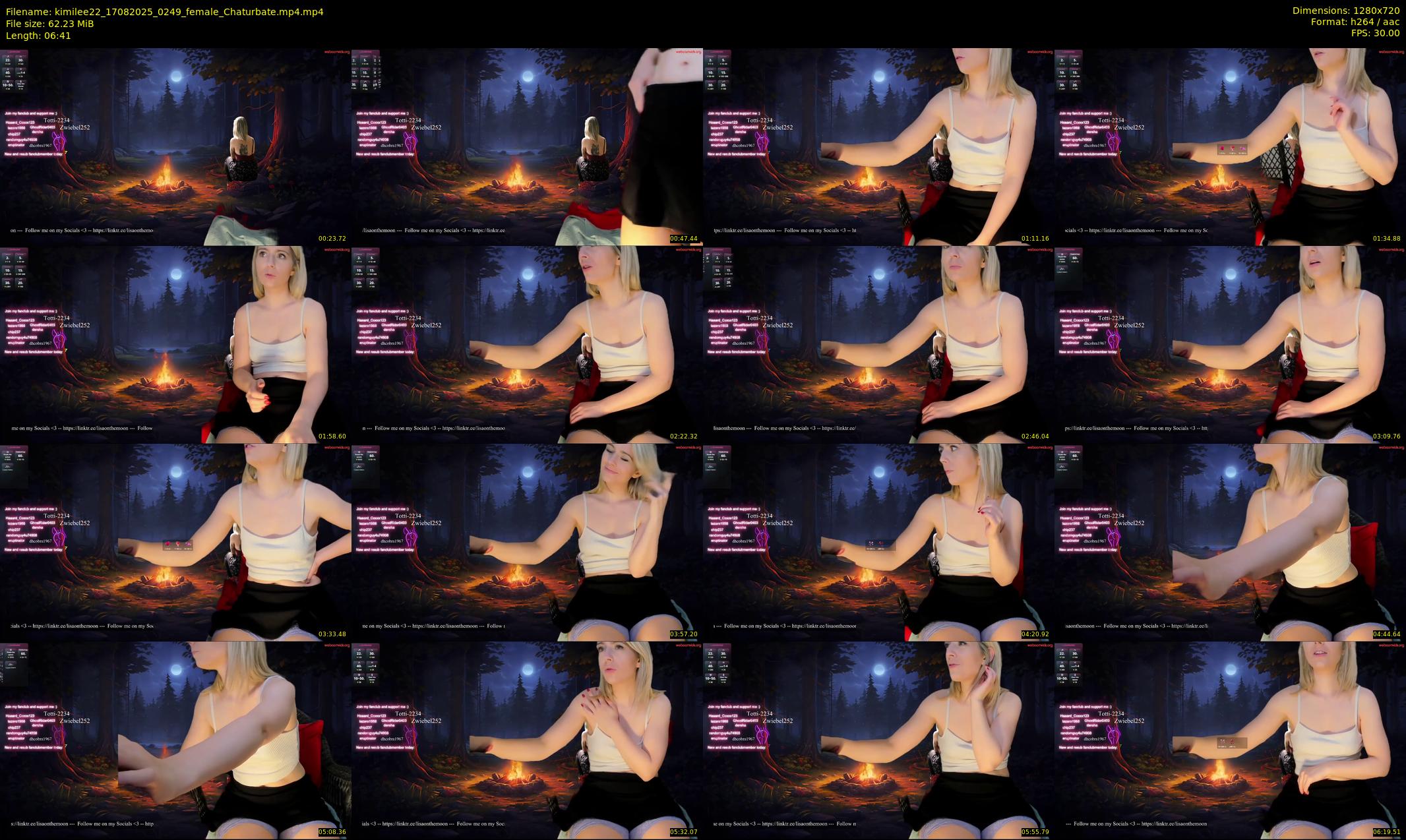 kimilee22 — 7 minute Chaturbate female cam show recording, 720p, Aug 17, 2025