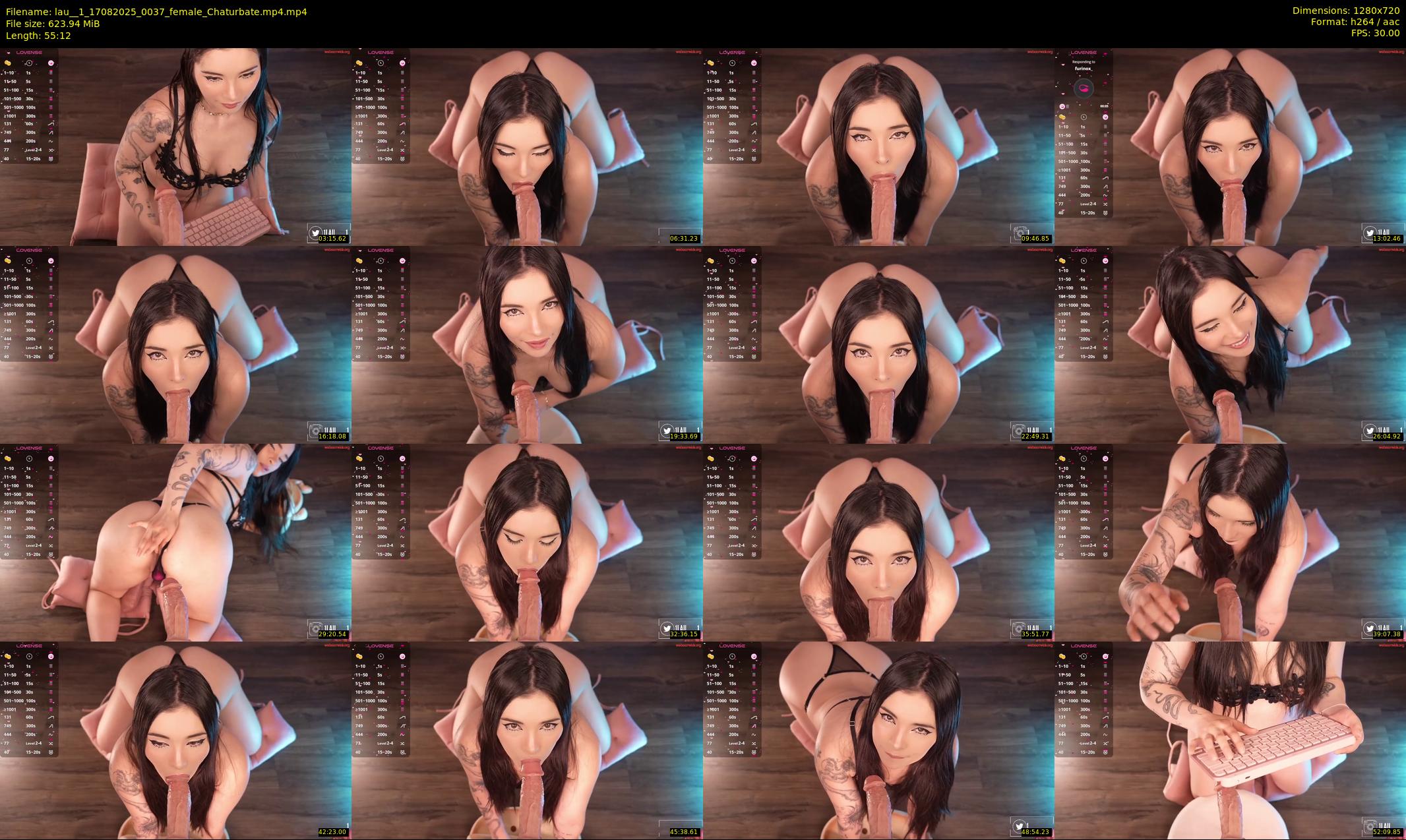 lau__1 — 56 minute Chaturbate female cam show recording, 720p, Aug 17, 2025