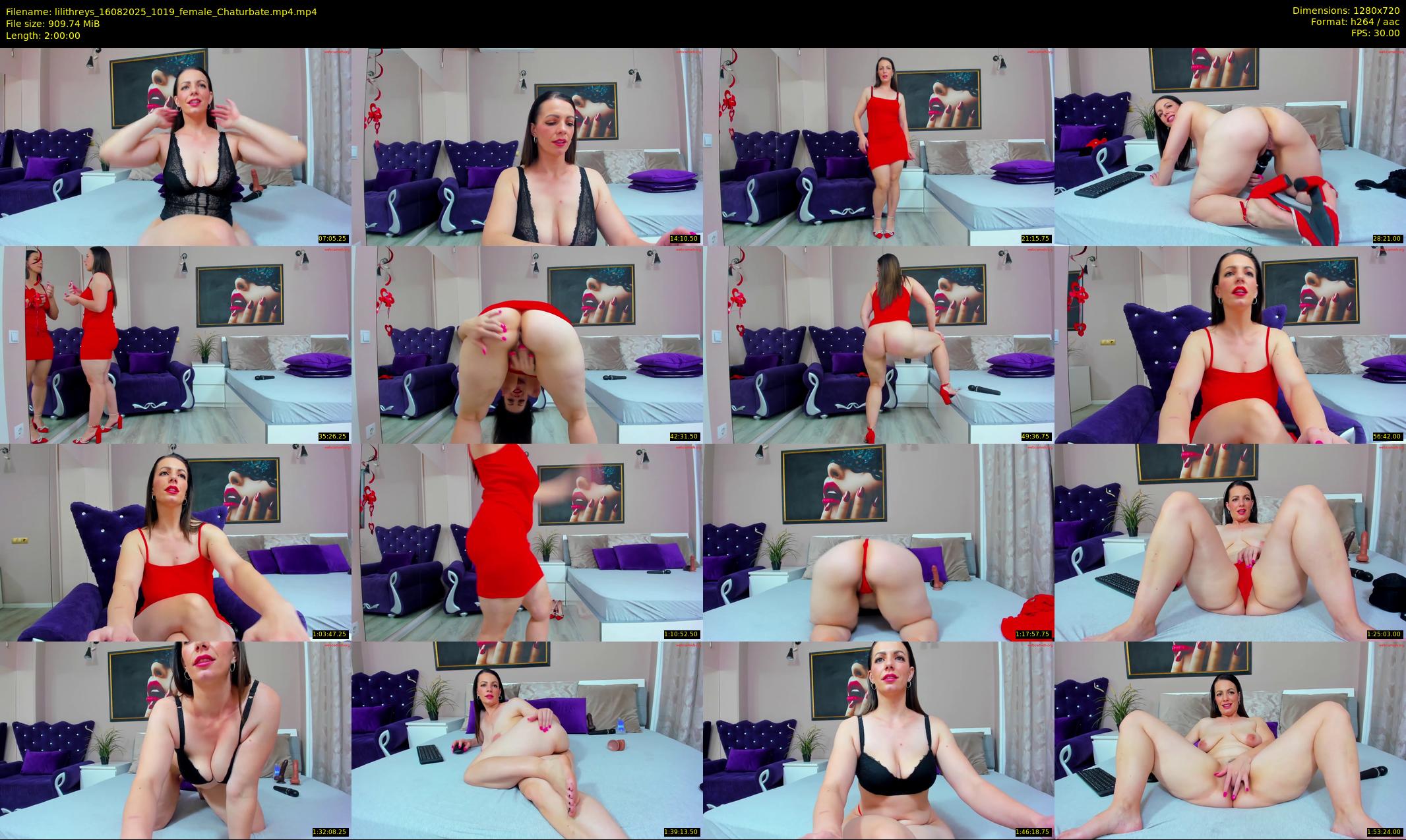 lilithreys — 120 minute Chaturbate female cam show recording, 720p, Aug 16, 2025