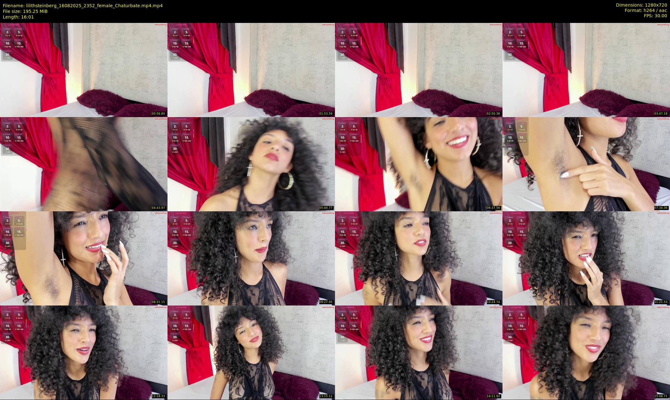 lilithsteinberg — 17 minute Chaturbate female cam show recording, 720p, Aug 16, 2025