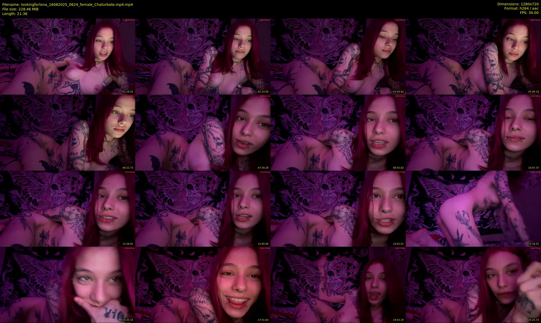 lookingforlona — 22 minute Chaturbate female cam show recording, 720p, Aug 16, 2025