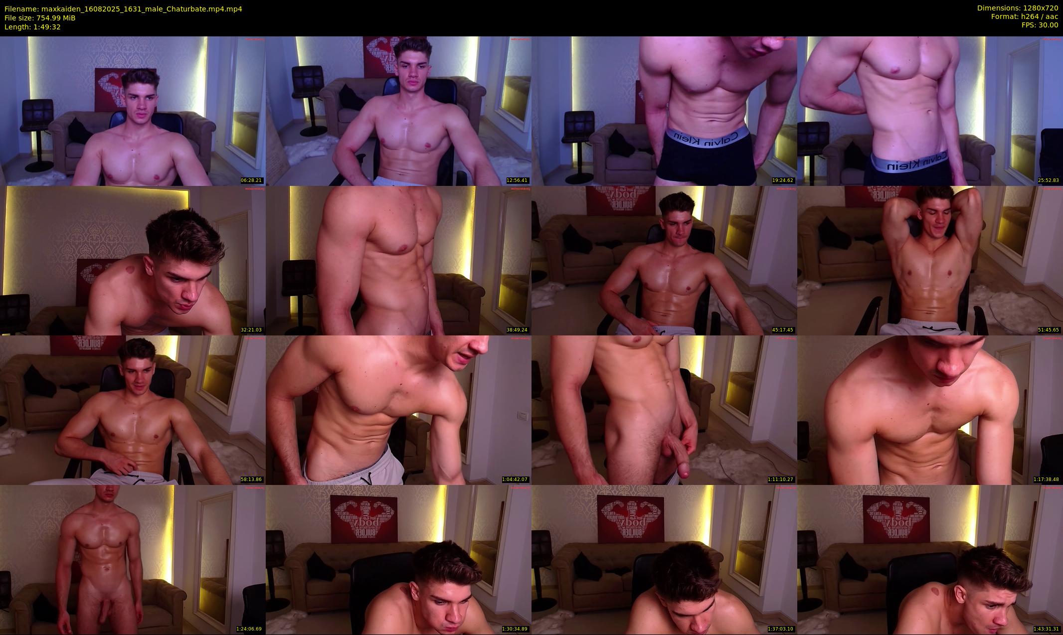 maxkaiden — 110 minute Chaturbate male cam show recording, 720p, Aug 16, 2025