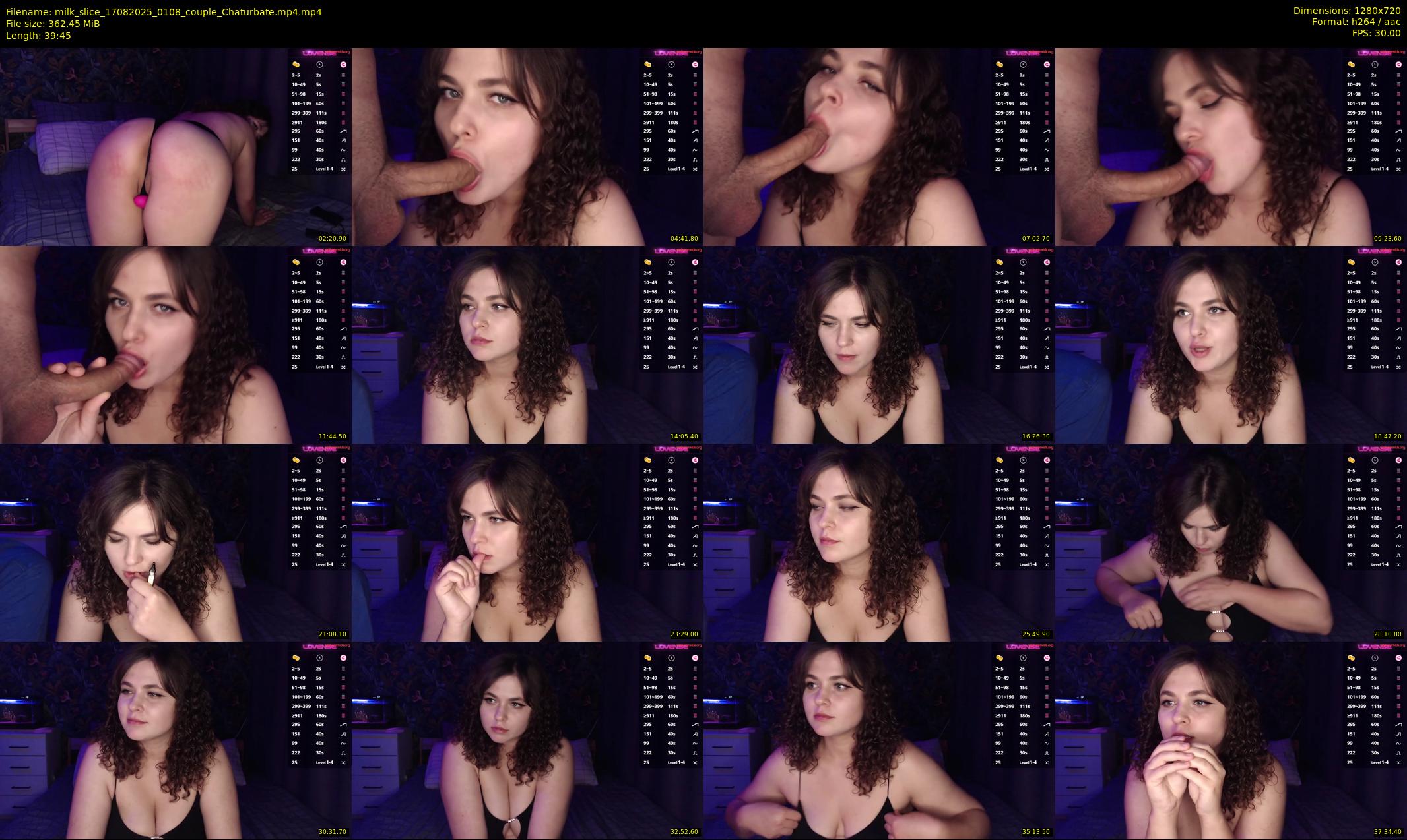 milk_slice — 40 minute Chaturbate couple cam show recording, 720p, Aug 17, 2025