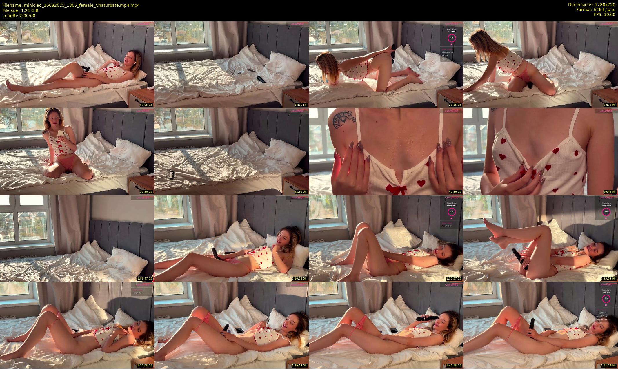 minicleo — 120 minute Chaturbate female cam show recording, 720p, Aug 16, 2025