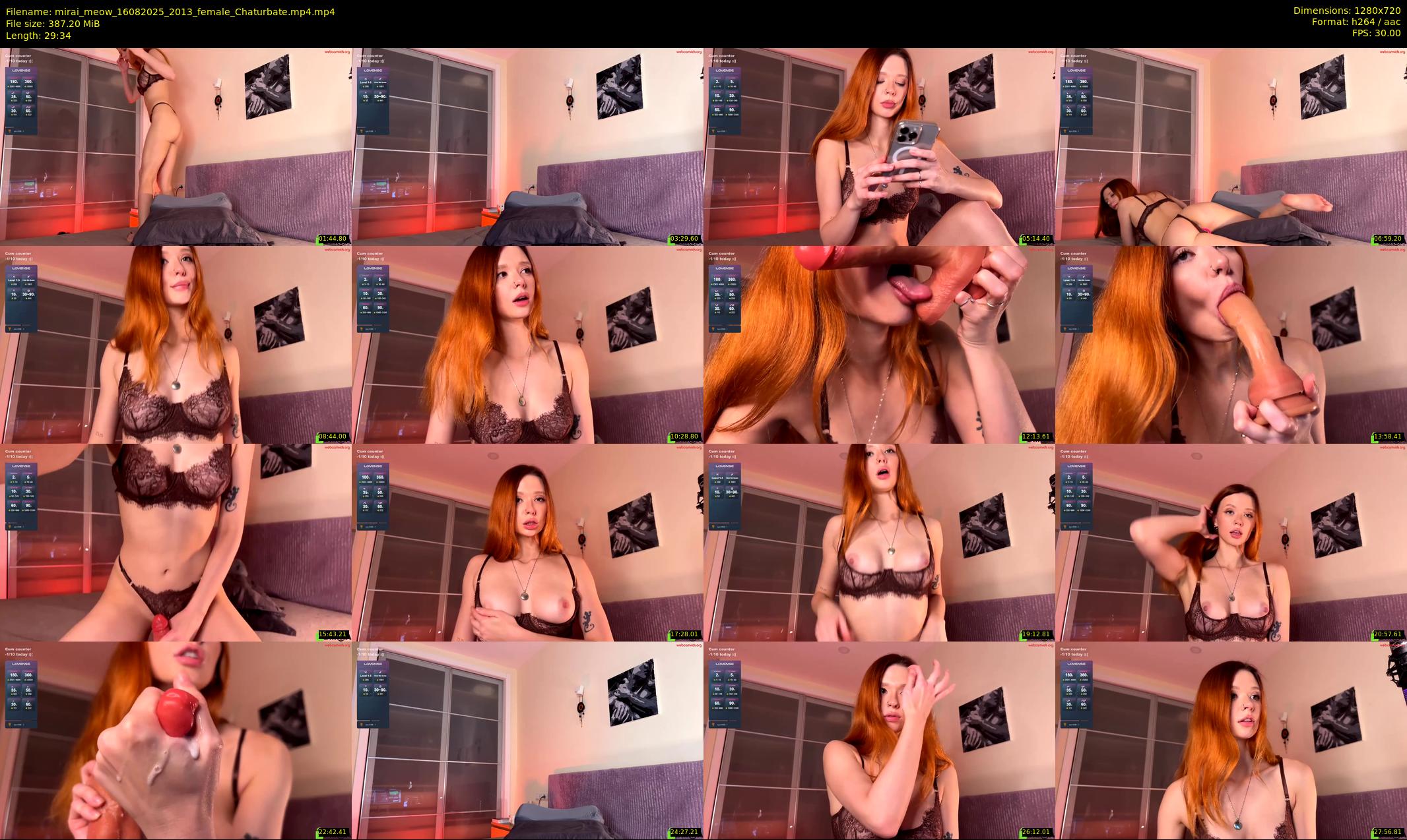 mirai_meow — 30 minute Chaturbate female cam show recording, 720p, Aug 16, 2025