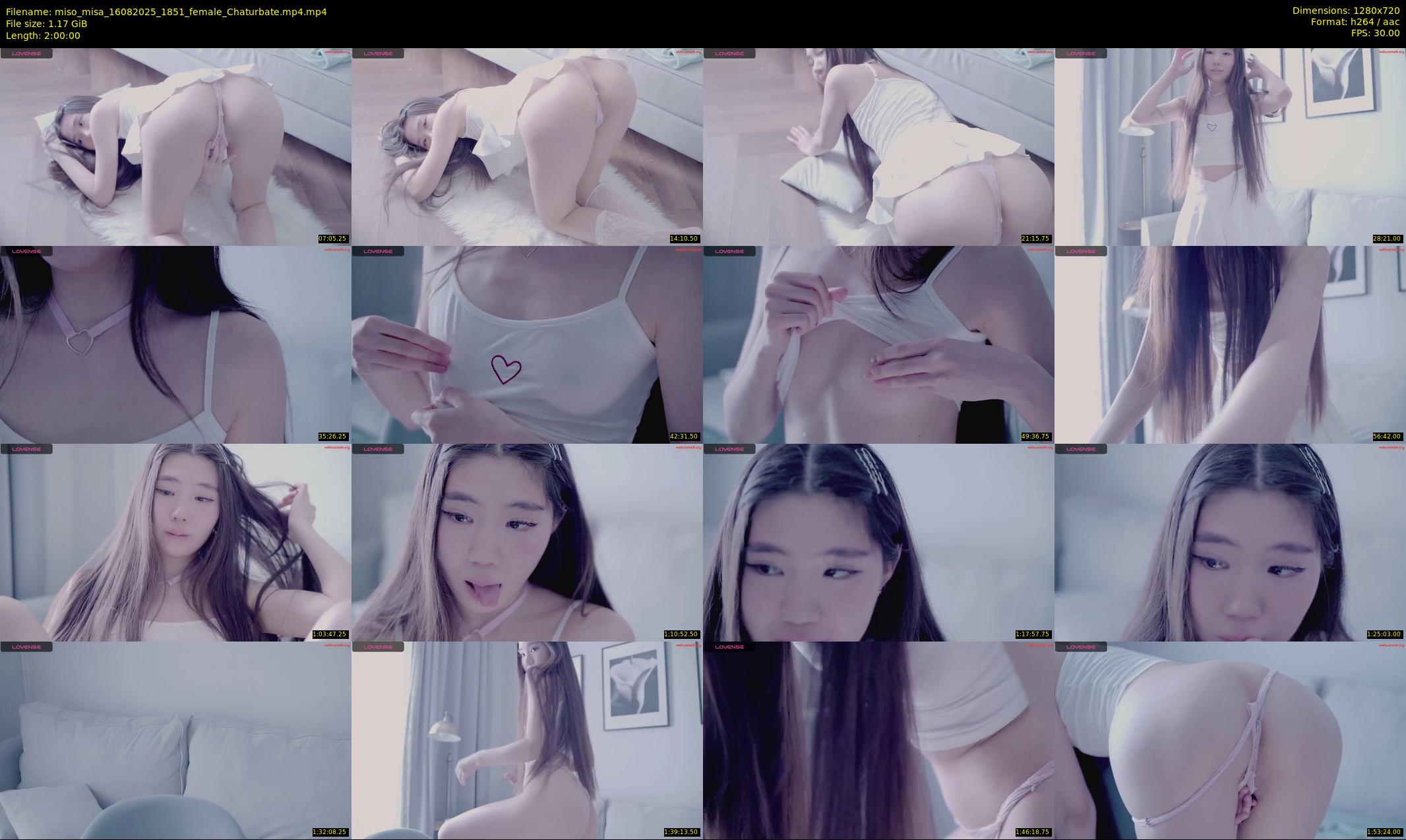 miso_misa — 120 minute Chaturbate female cam show recording, 720p, Aug 16, 2025