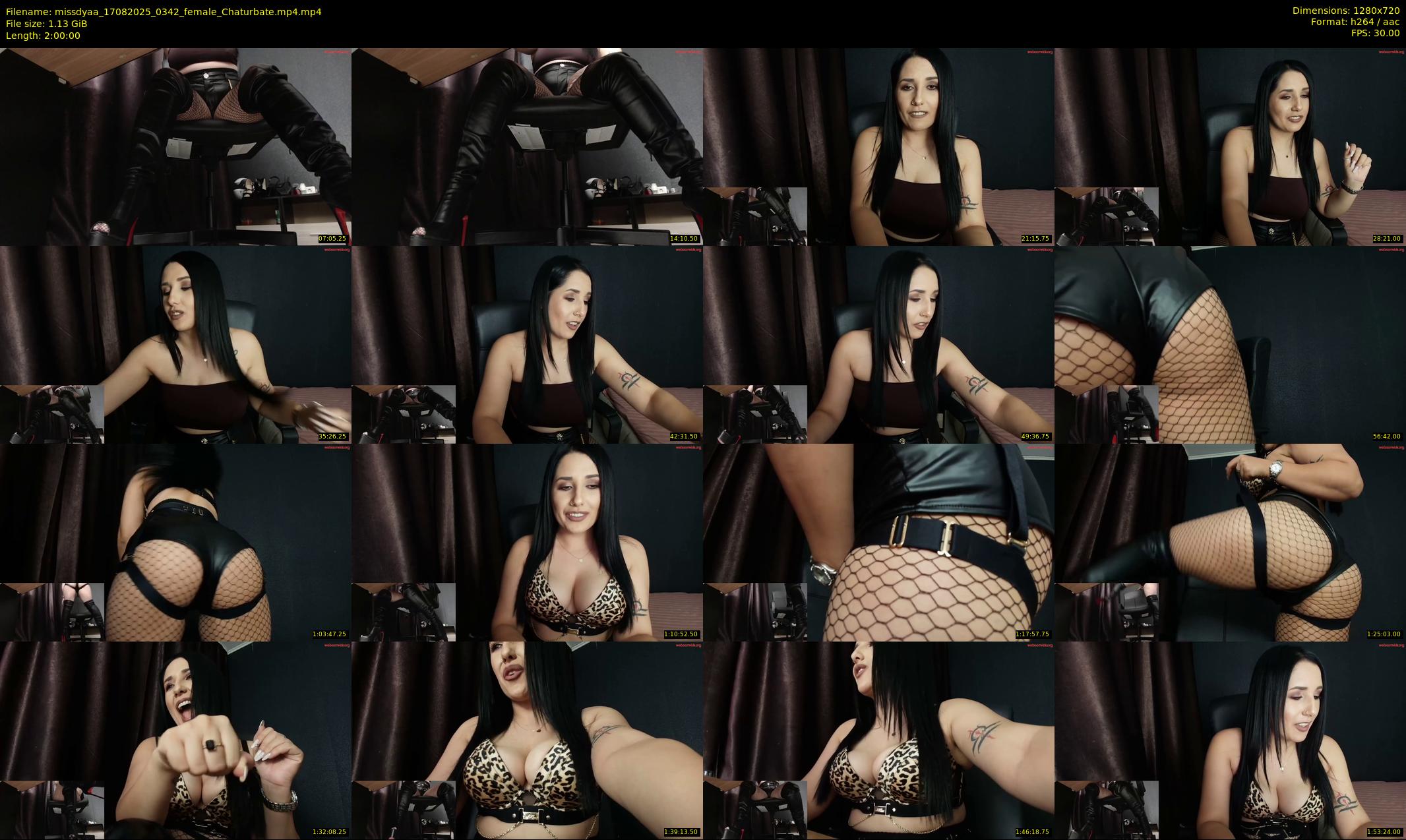missdyaa — 120 minute Chaturbate female cam show recording, 720p, Aug 17, 2025
