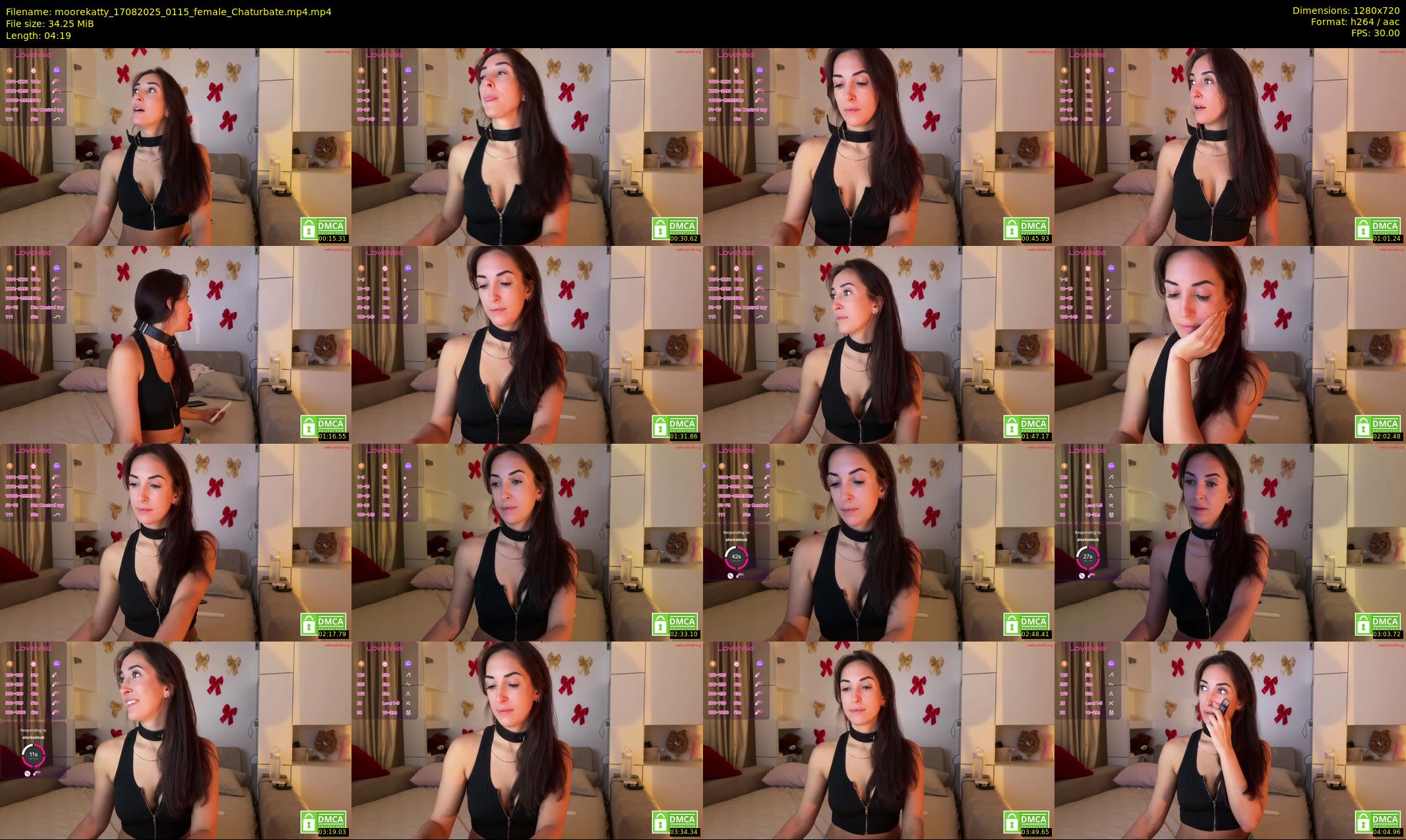 moorekatty — 5 minute Chaturbate female cam show recording, 720p, Aug 17, 2025