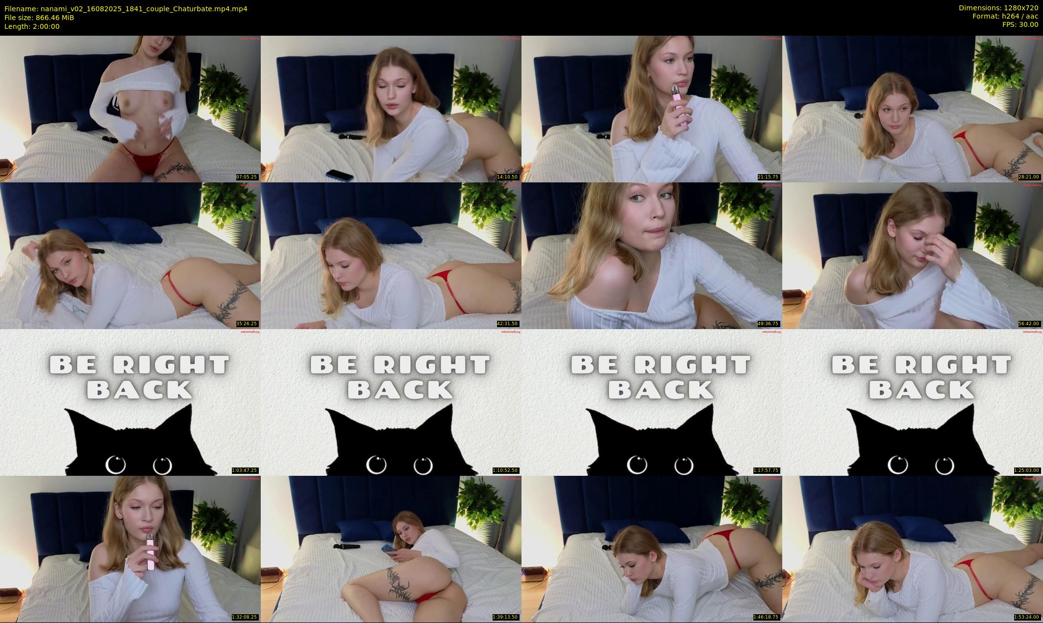 nanami_v02 — 120 minute Chaturbate couple cam show recording, 720p, Aug 16, 2025