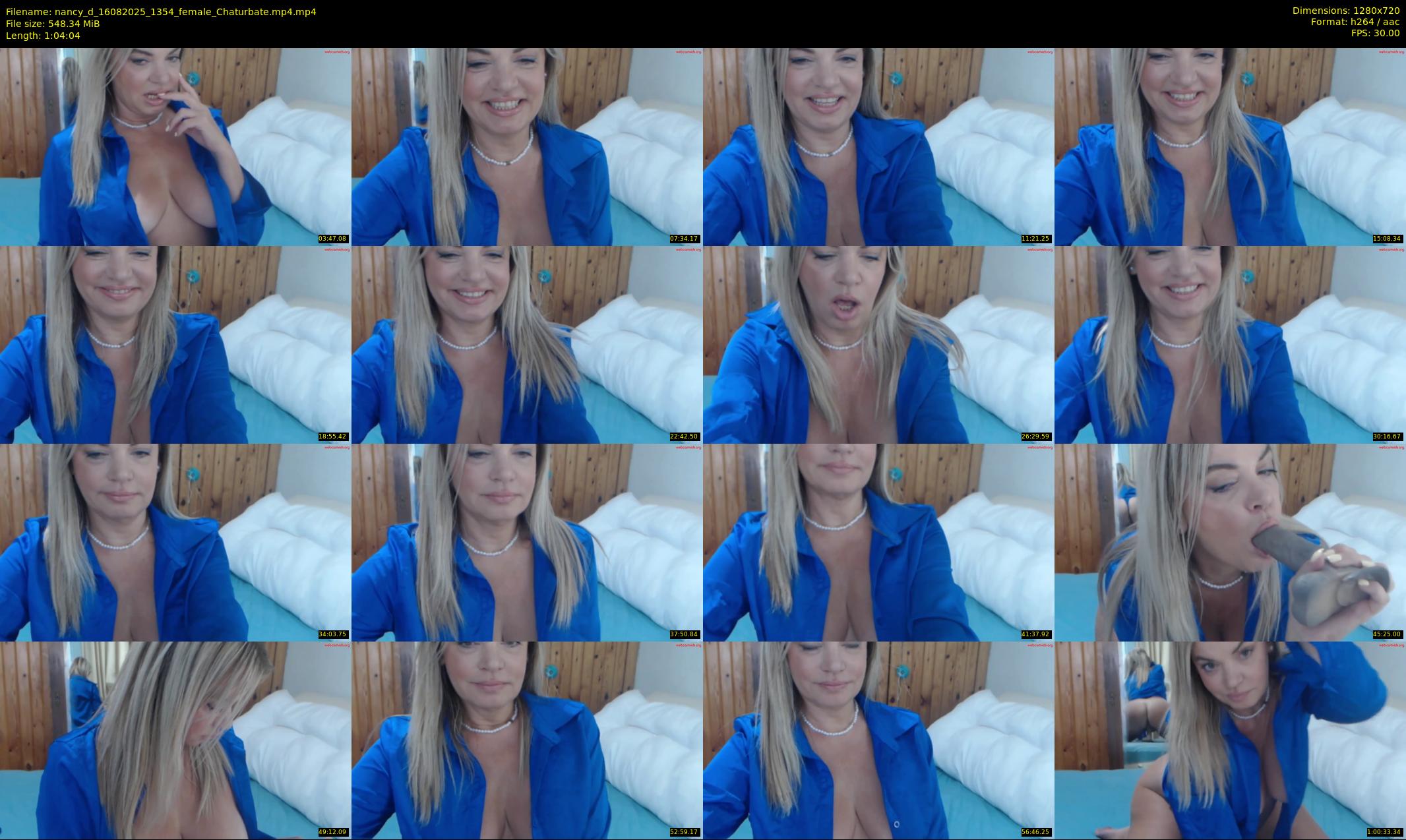 nancy_d — 65 minute Chaturbate female cam show recording, 720p, Aug 16, 2025