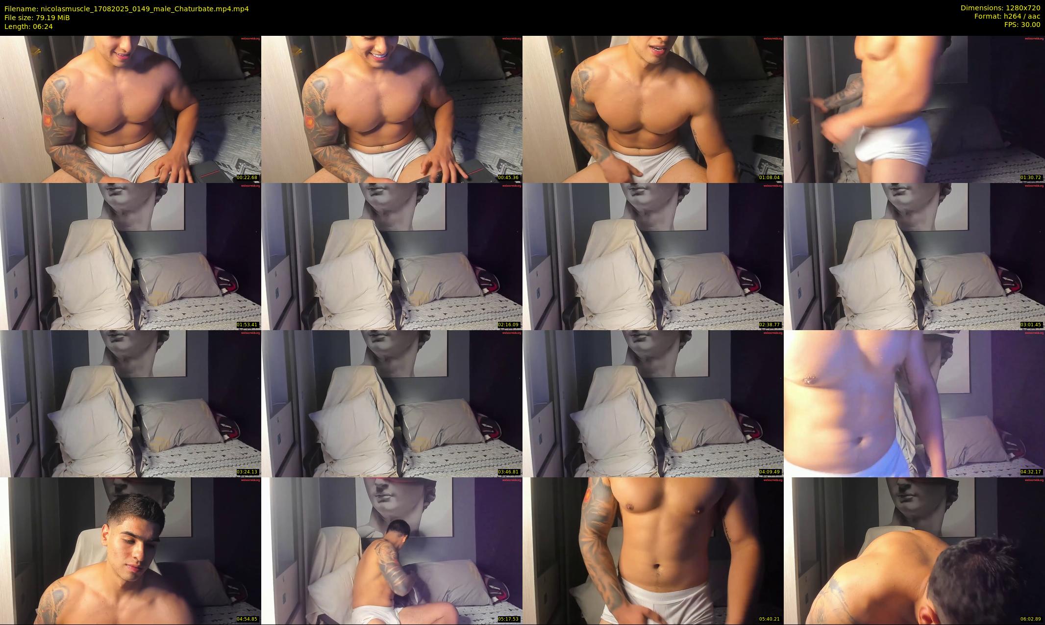 nicolasmuscle — 7 minute Chaturbate male cam show recording, 720p, Aug 17, 2025
