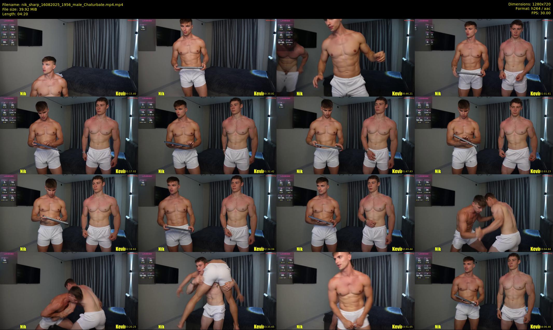 nik_sharp — 5 minute Chaturbate male cam show recording, 720p, Aug 16, 2025