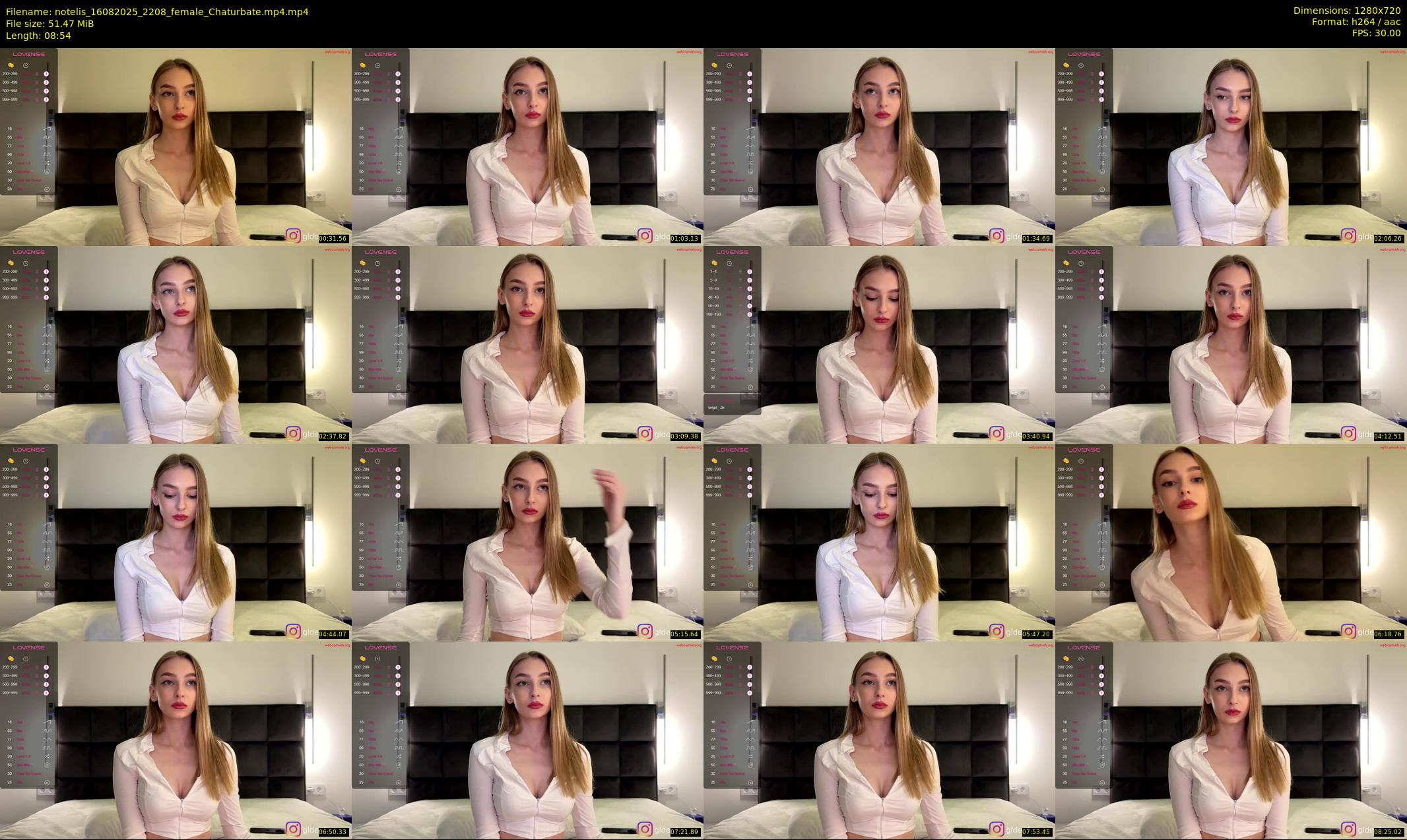 notelis — 9 minute Chaturbate female cam show recording, 720p, Aug 16, 2025