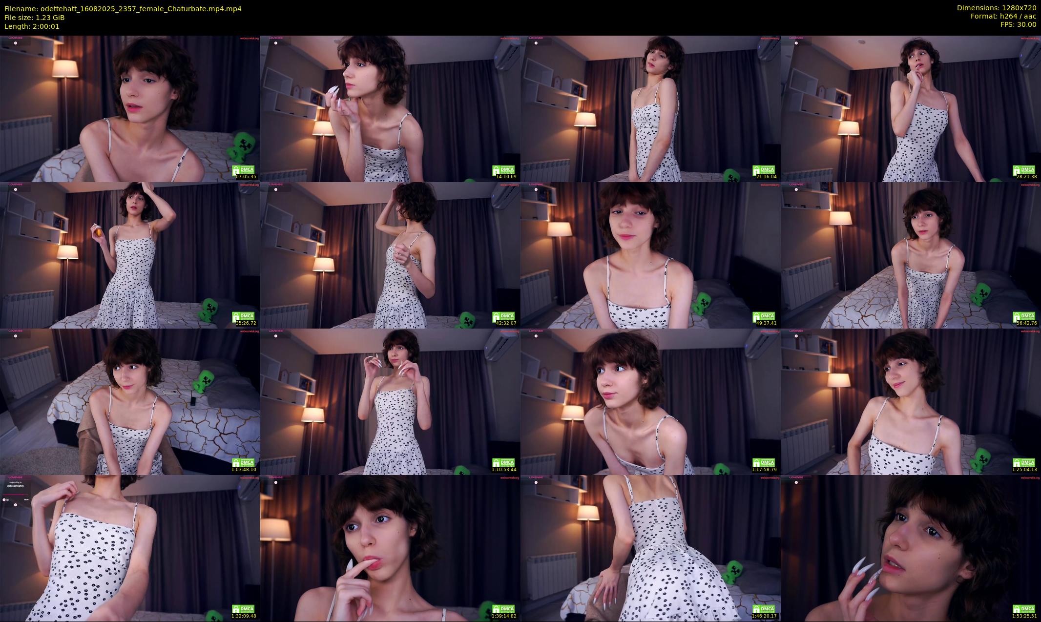 odettehatt — 121 minute Chaturbate female cam show recording, 720p, Aug 16, 2025