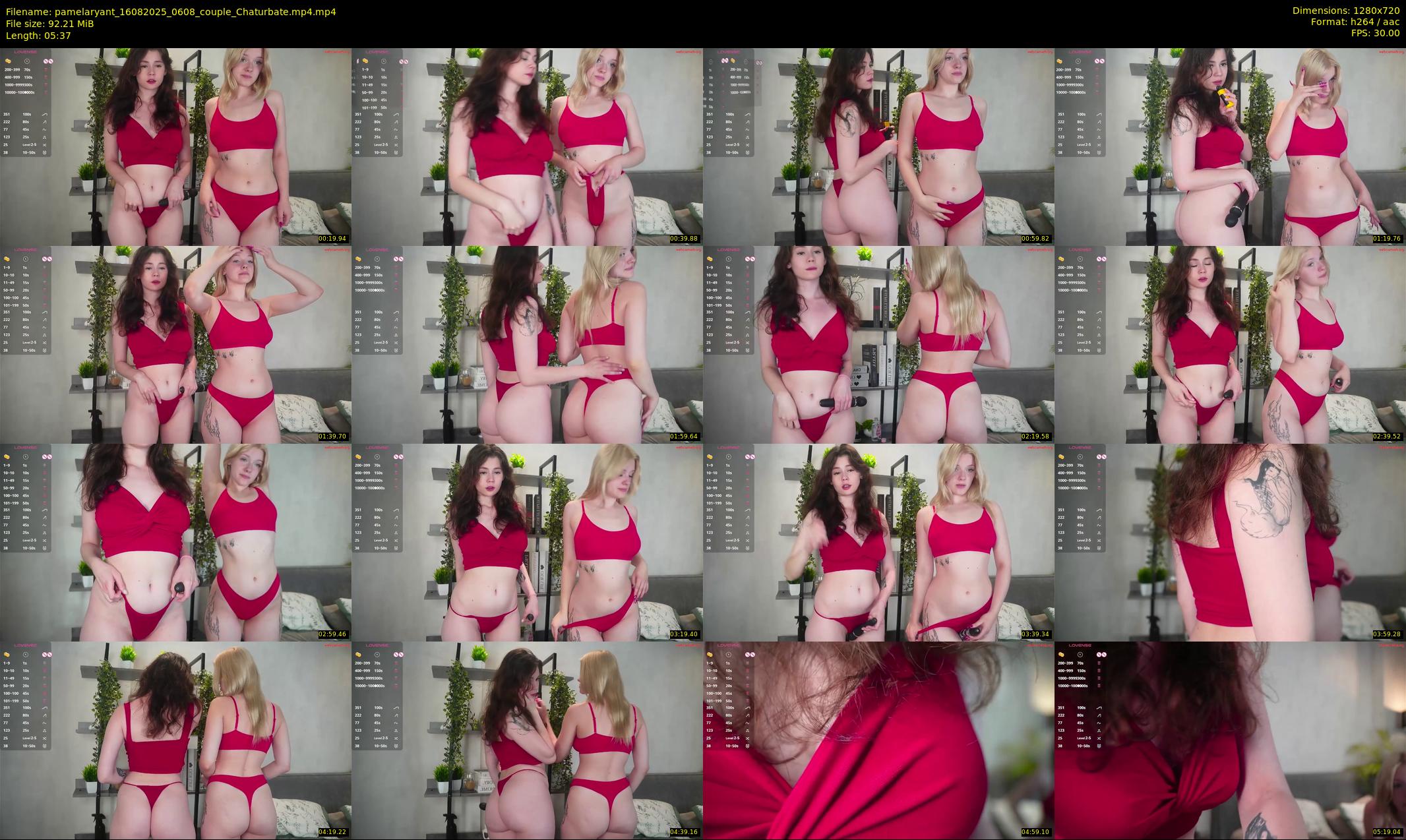 pamelaryant — 6 minute Chaturbate female cam show recording, 720p, Aug 16, 2025