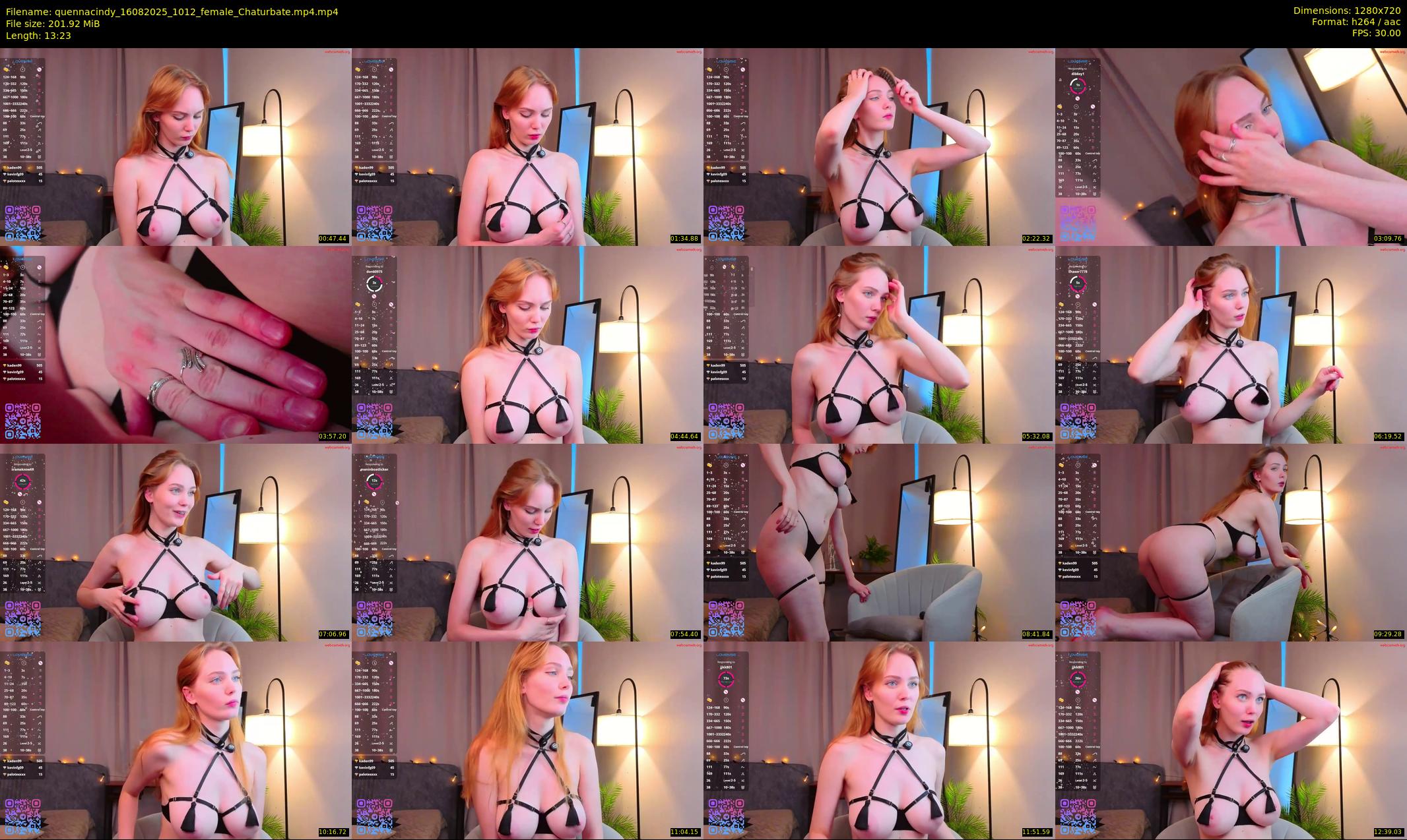 quennacindy — 14 minute Chaturbate female cam show recording, 720p, Aug 16, 2025