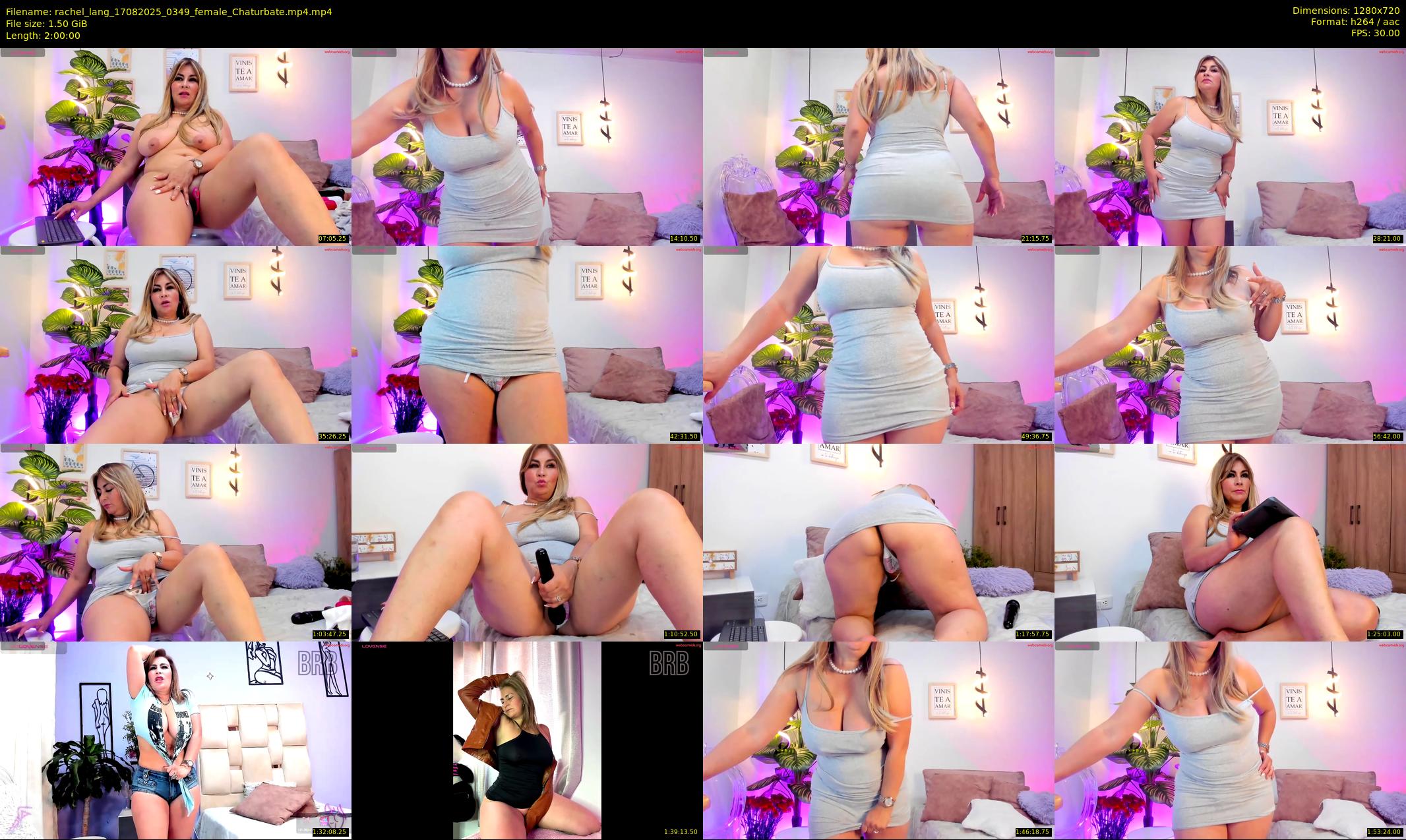 rachel_lang — 120 minute Chaturbate female cam show recording, 720p, Aug 17, 2025