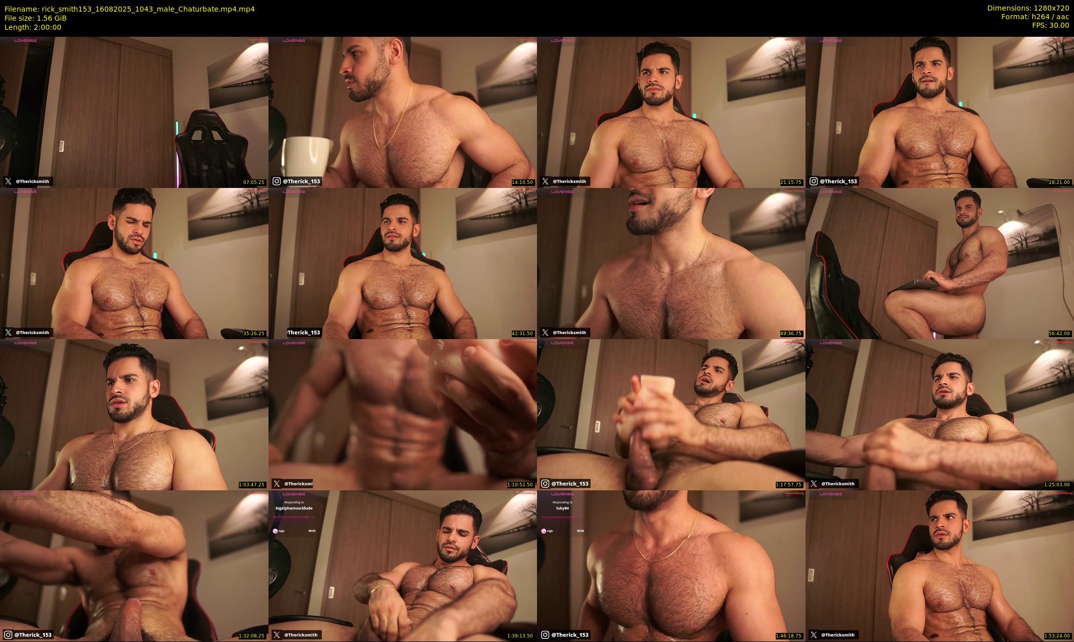 rick_smith153 — 120 minute Chaturbate male cam show recording, 720p, Aug 16, 2025